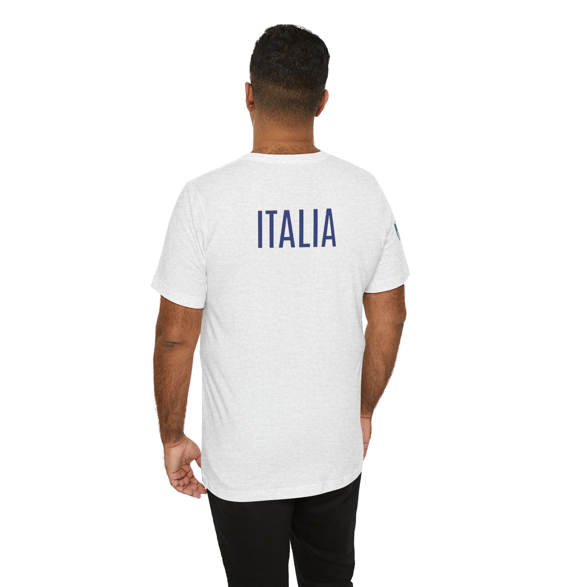 Italy Crest Tee  Italian Flag Shield T-Shirt