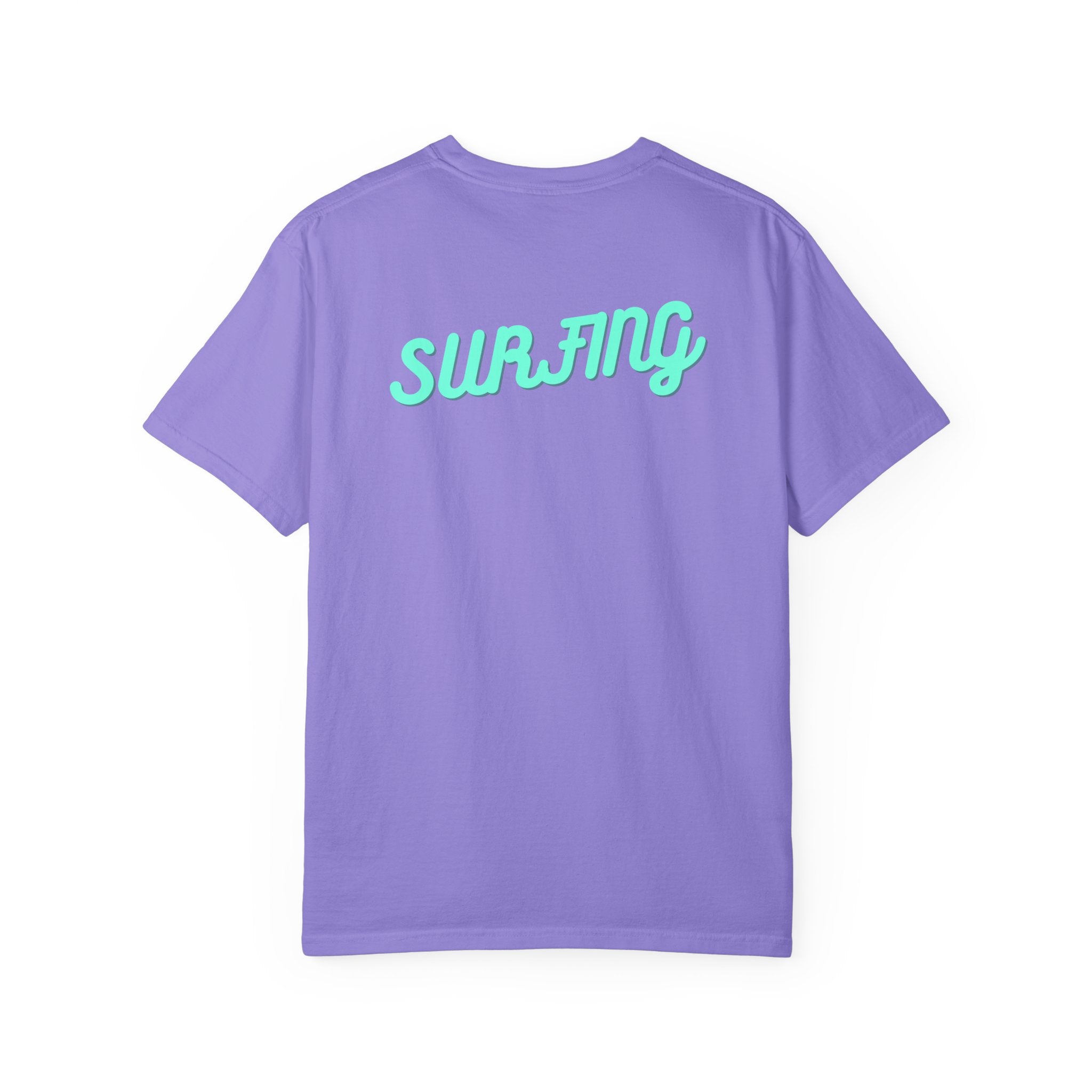 California Beach Surf T-Shirt  Retro Palm Trees & ‘SURFING’ Graphic