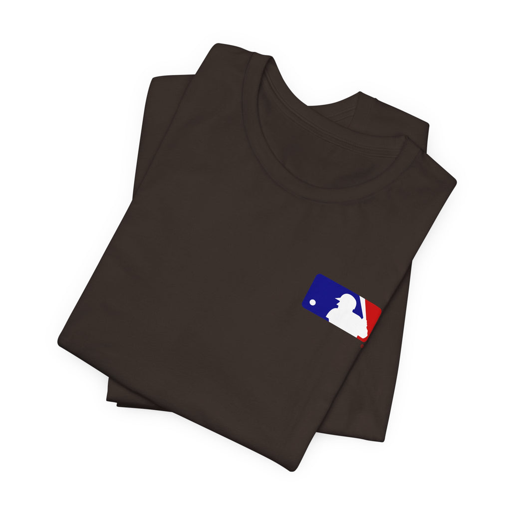 Baseball Logo T-Shirt  Minimal Chest Patch Tee