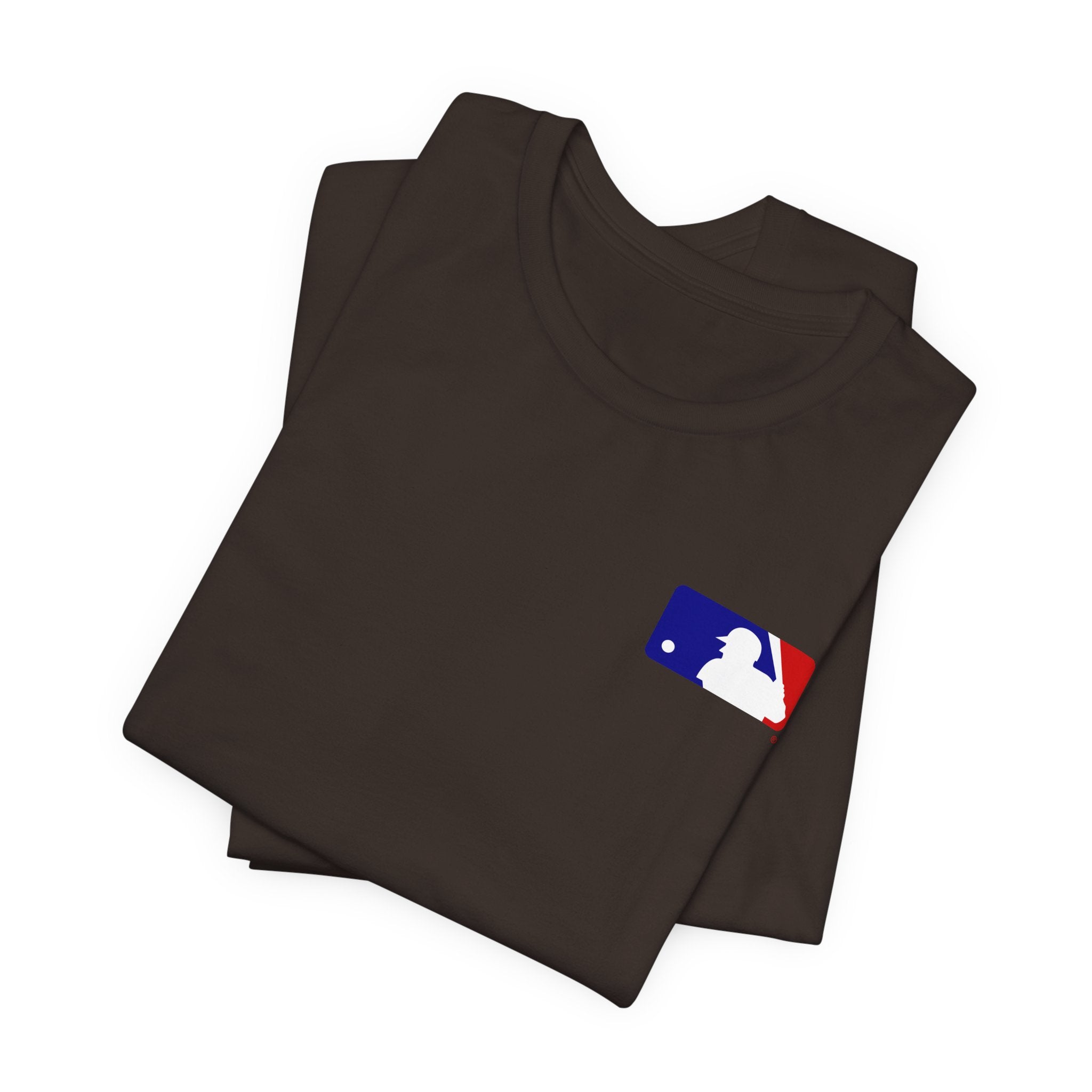 Baseball Logo T-Shirt  Minimal Chest Patch Tee