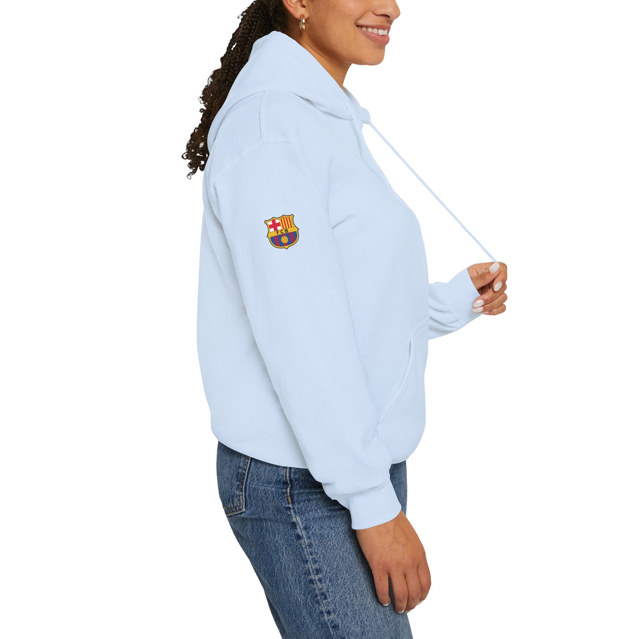 Hoodie  Barcelona Crest Hoodie with Small Badge
