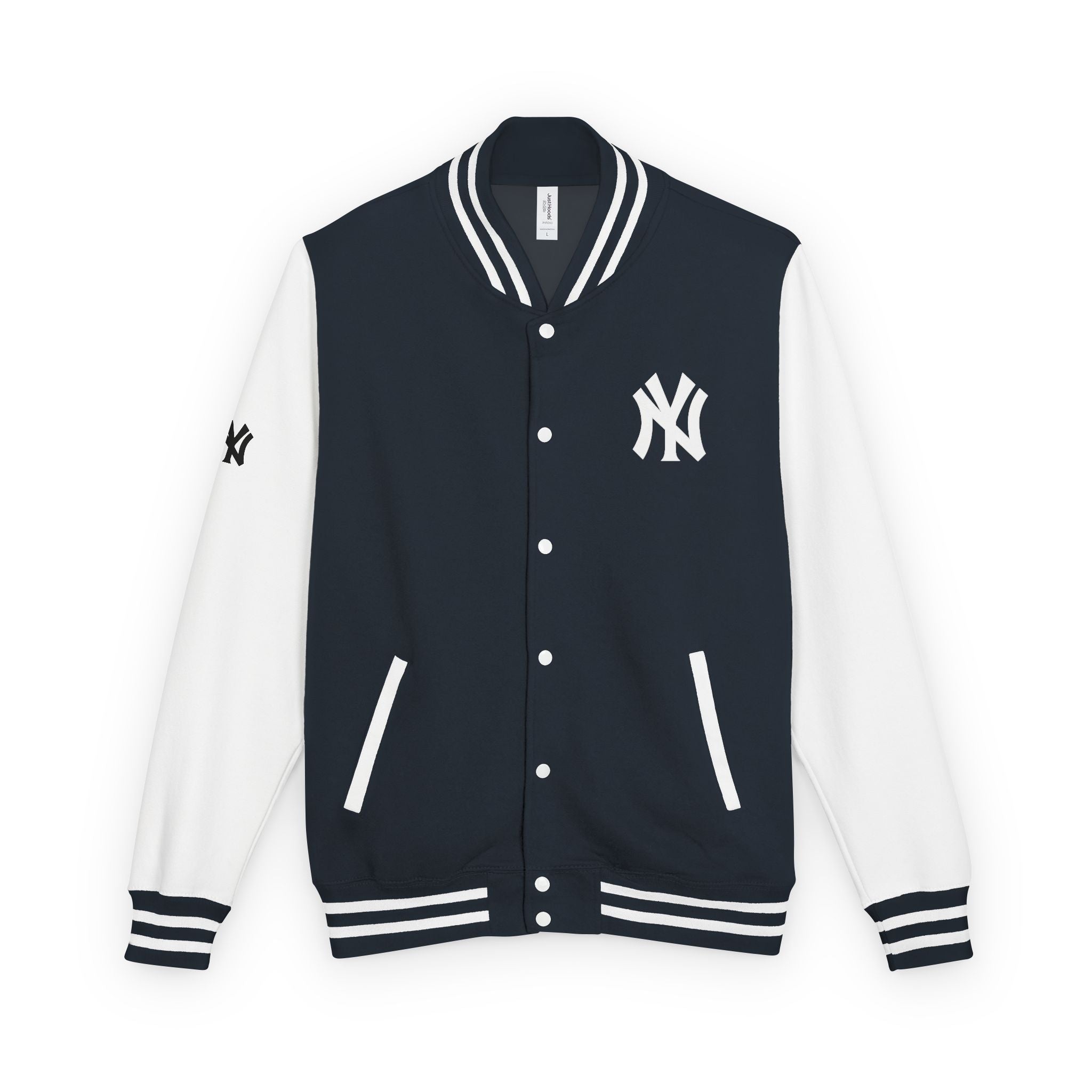 New York Letterman Jacket Varsity Style Red & White Baseball Jacket