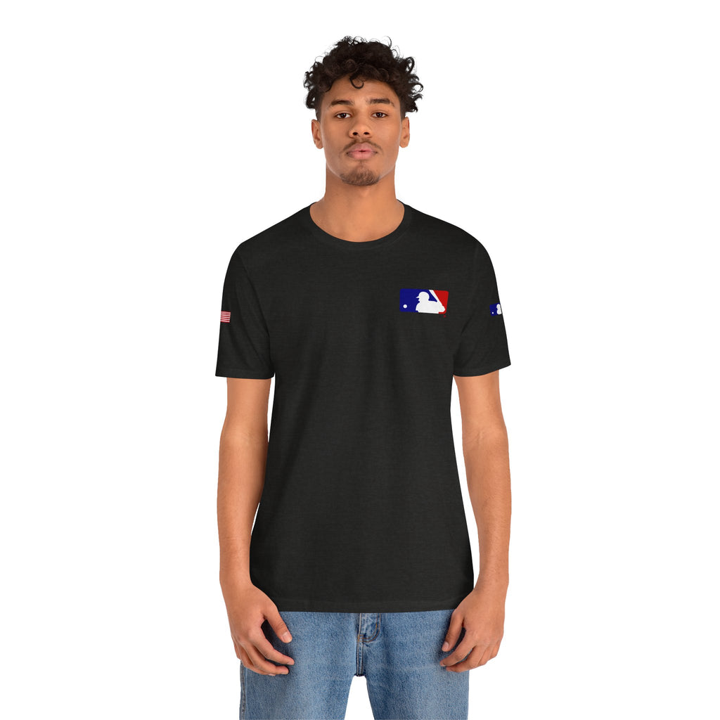 Baseball Logo T-Shirt  Minimal Chest Patch Tee