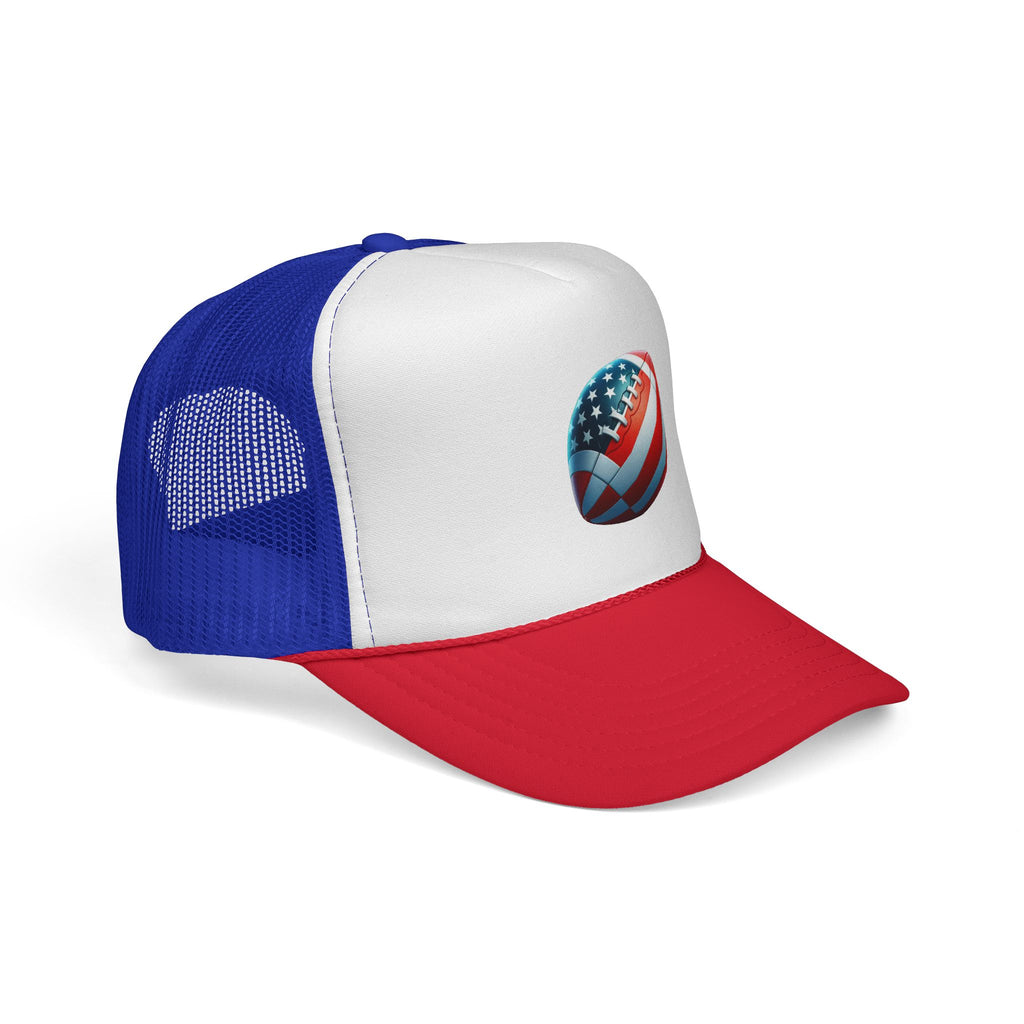 American Football Trucker Cap  Retro Gridiron Hat