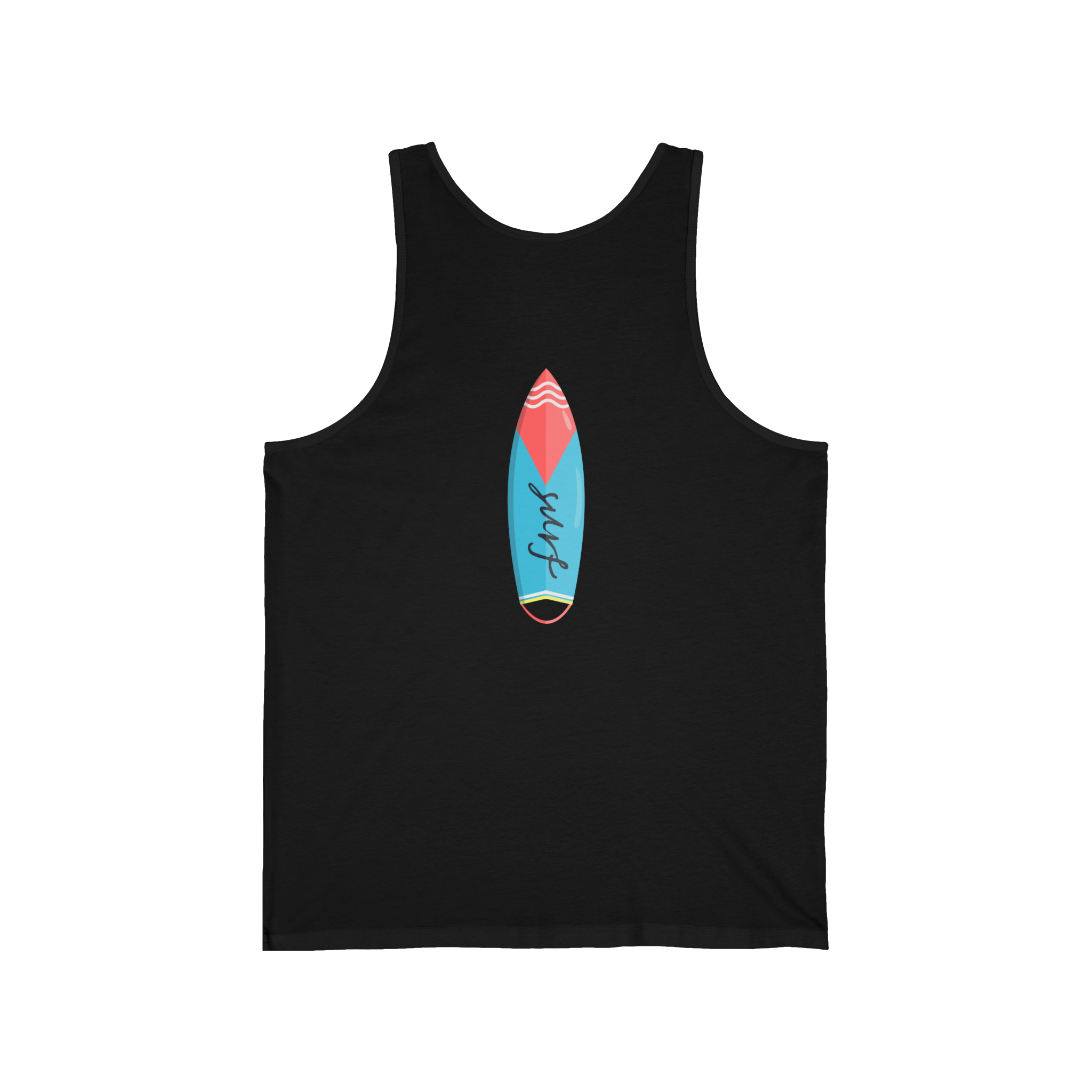 California Super Surfer Tank Top  Retro Surfboard Beach Tank