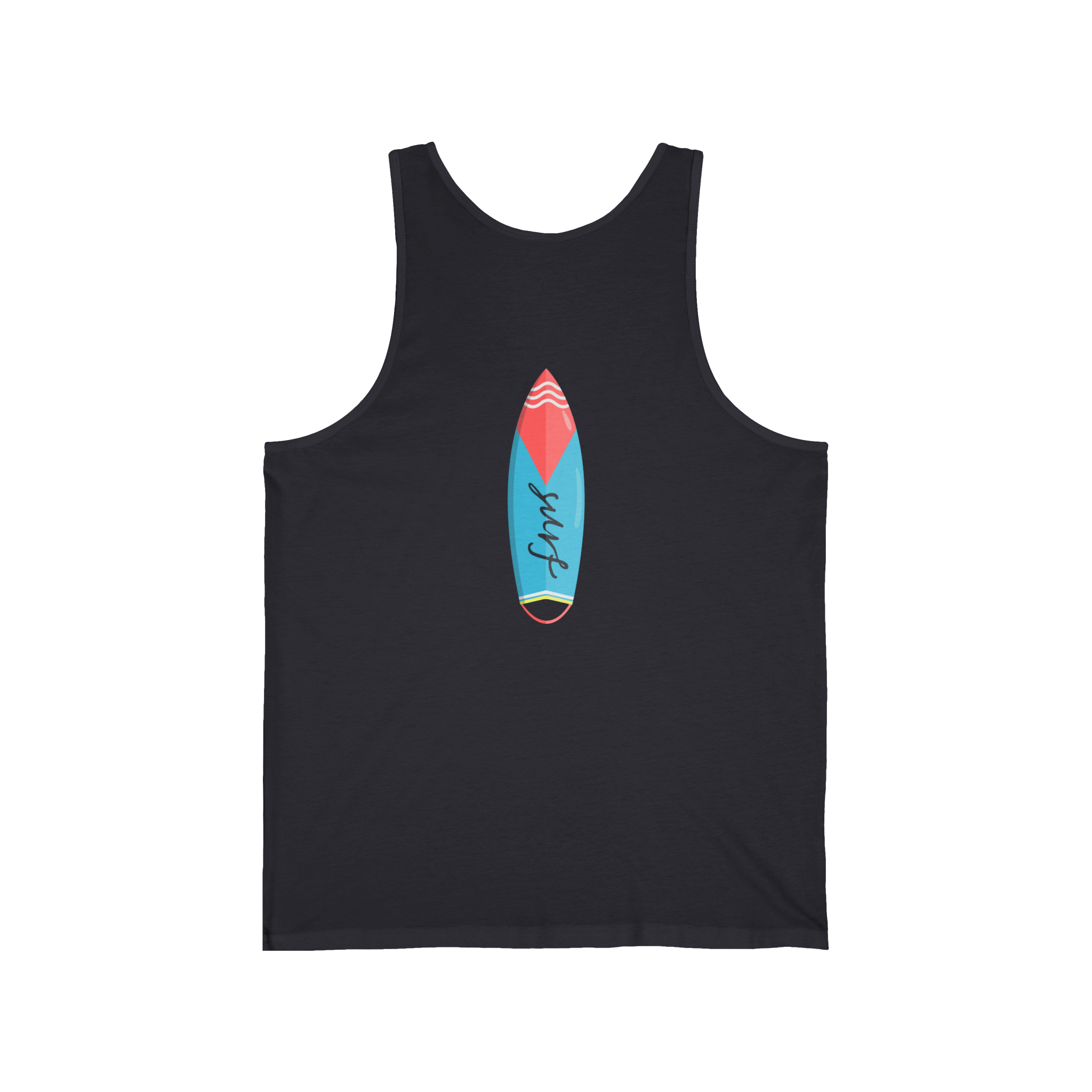 California Super Surfer Tank Top  Retro Surfboard Beach Tank