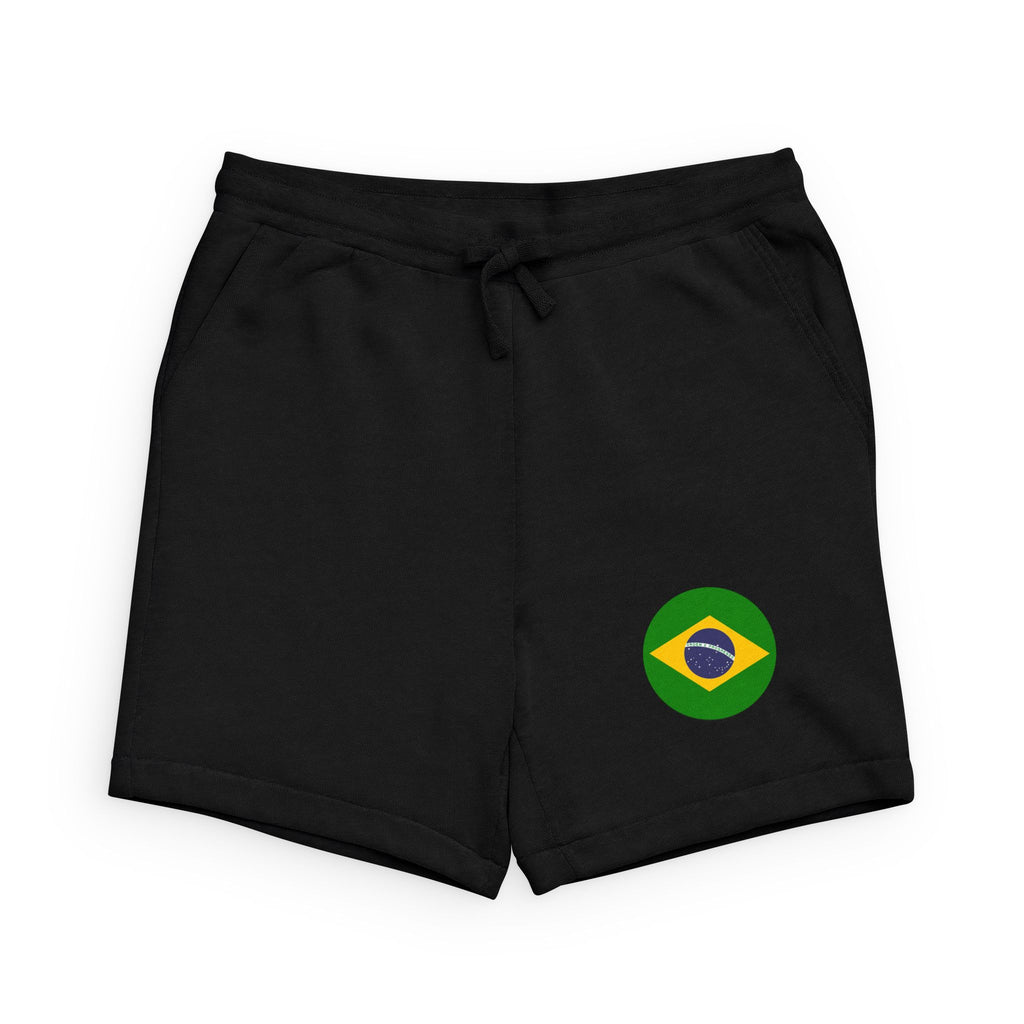 Brazil Flag Sweatshorts  Casual Athletic Shorts with Brazilian Emblem