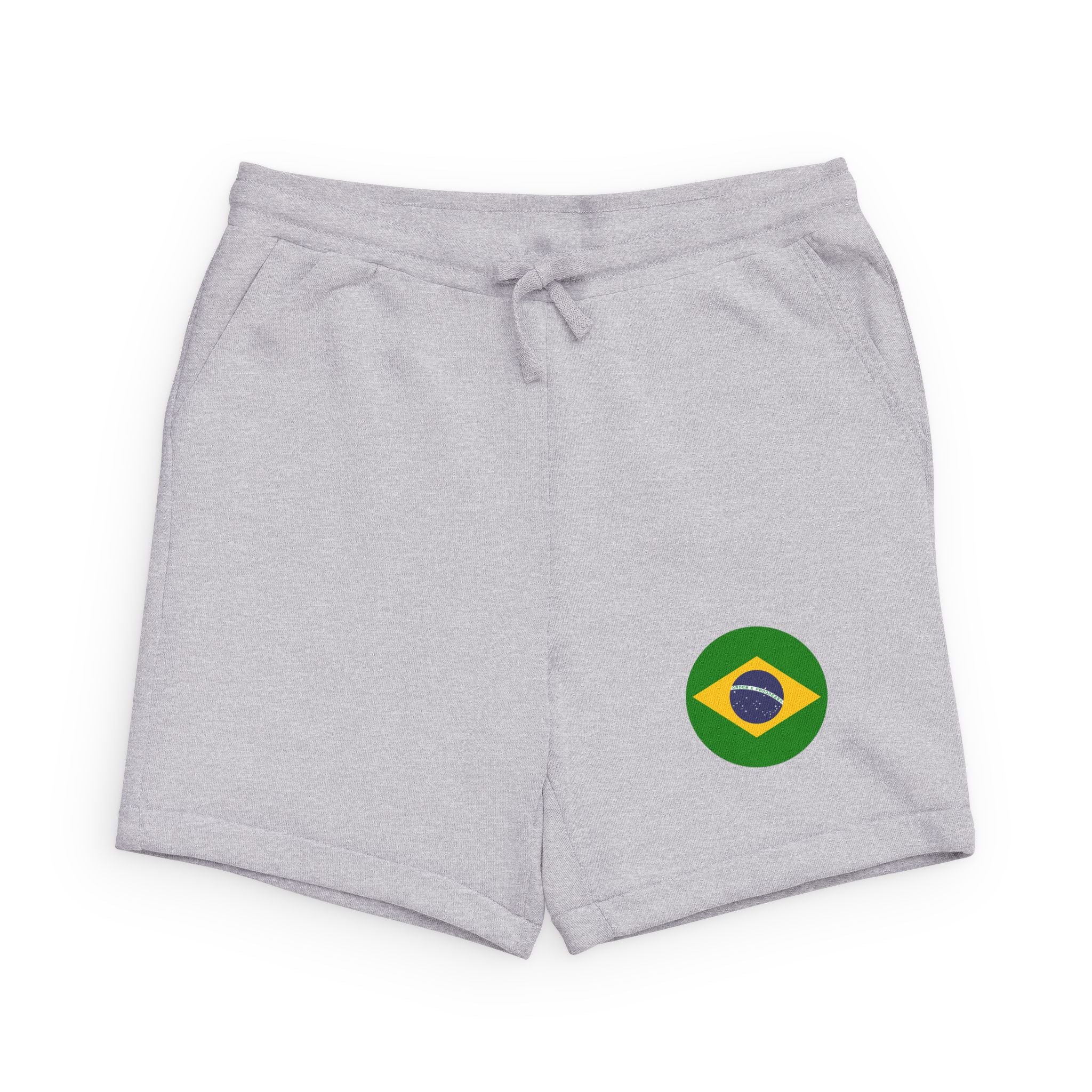Brazil Flag Sweatshorts  Casual Athletic Shorts with Brazilian Emblem