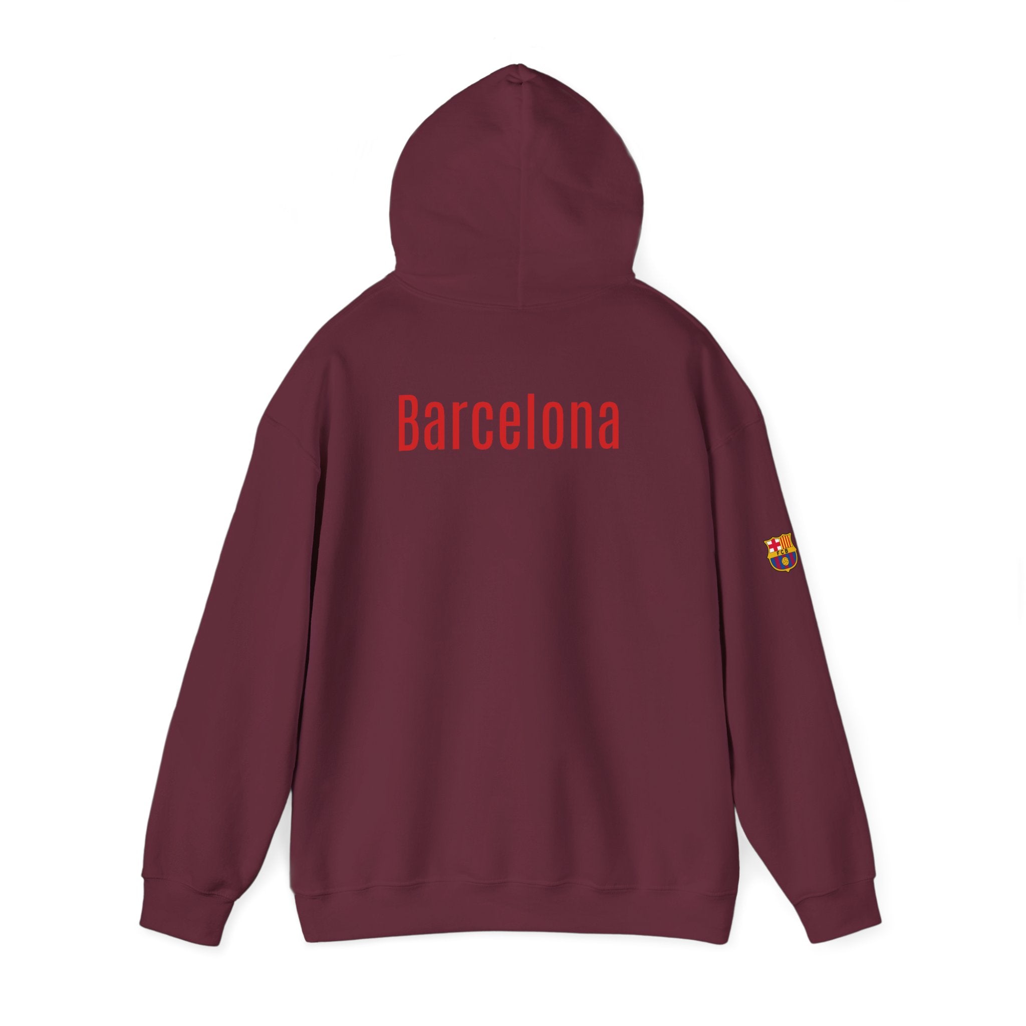 Hoodie  Barcelona Crest Hoodie with Small Badge