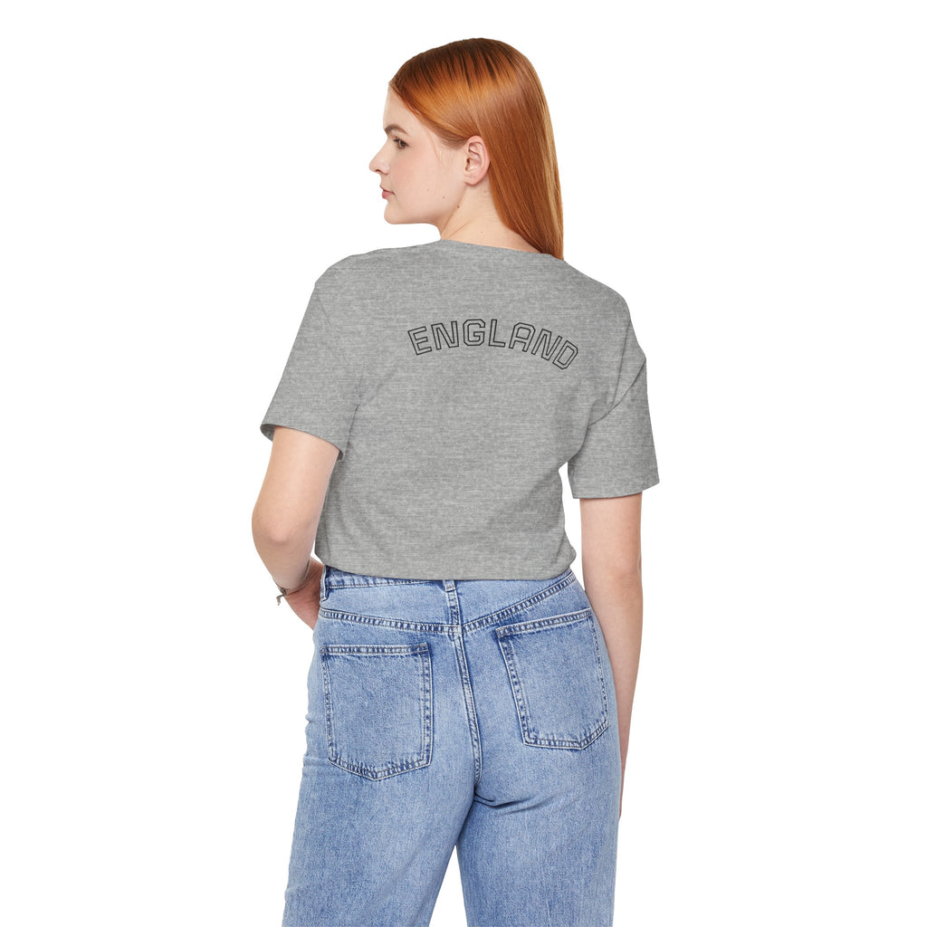 England Crest Soccer Tee — 'ENGLAND' Back Graphic