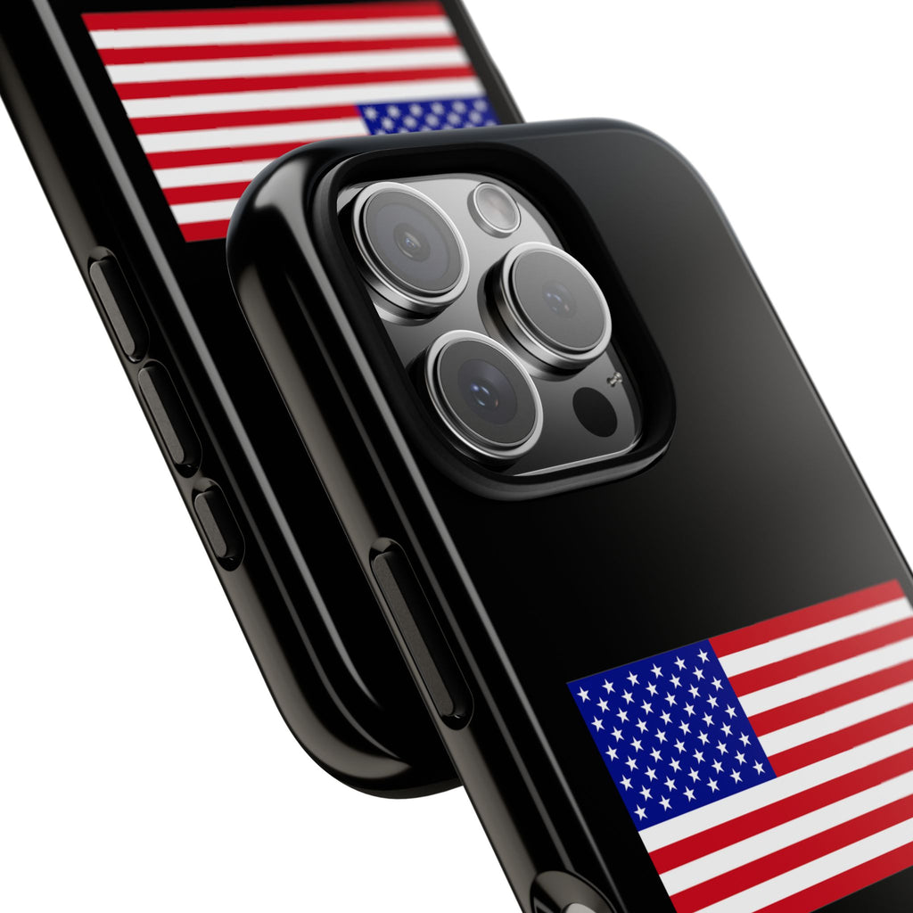 American Flag Phone Case  Patriotic Tough Case for 4th of July & Everyday Protection