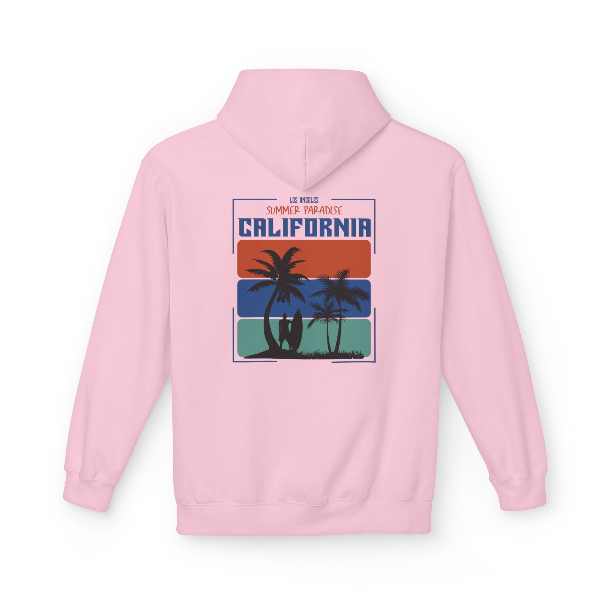 California Sunset Surf Hoodie  Summer Vacation Beach Pullover