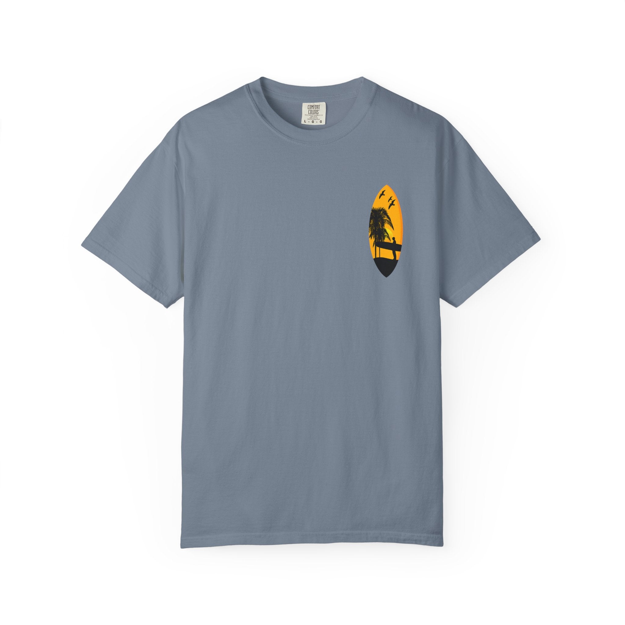 Venice Beach Sunset T-Shirt  Palm Trees & Surf Retro Graphic