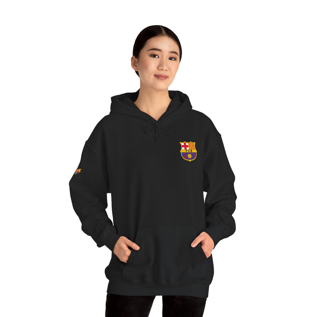 Hoodie  Barcelona Crest Hoodie with Small Badge