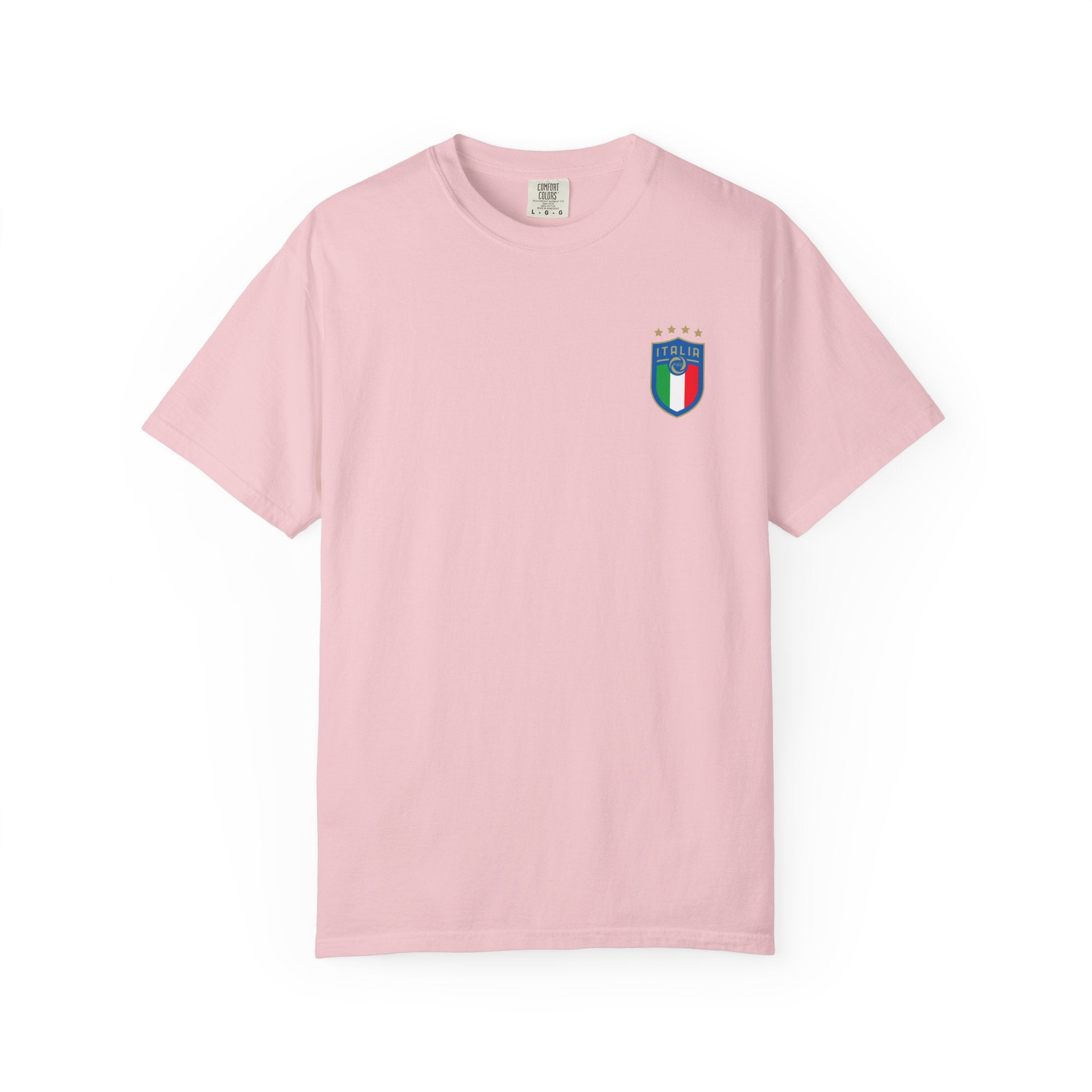 Italia Crest T-Shirt  Italian Flag Logo Tee