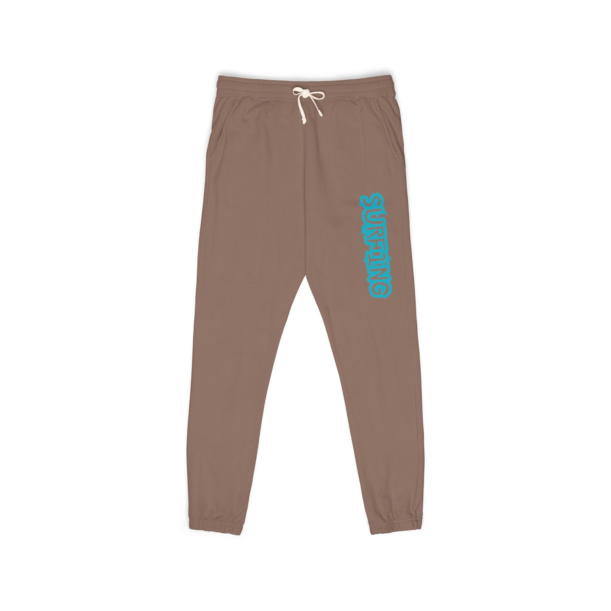 Surfboard Sunset Sweatpants — Surf Graphic Fleece Joggers