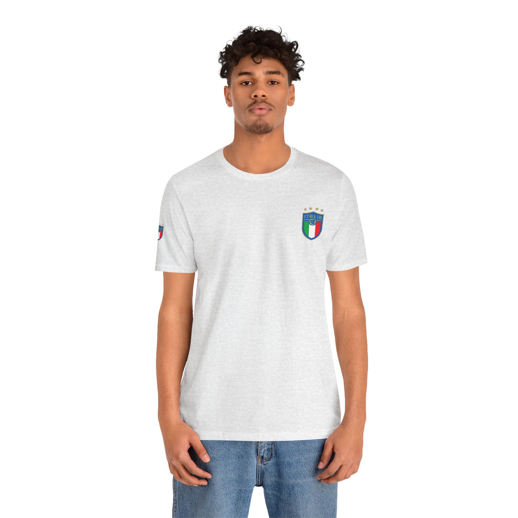 Italy Crest Tee  Italian Flag Shield T-Shirt