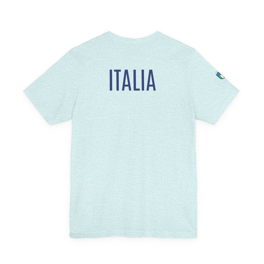 Italy Crest Tee  Italian Flag Shield T-Shirt