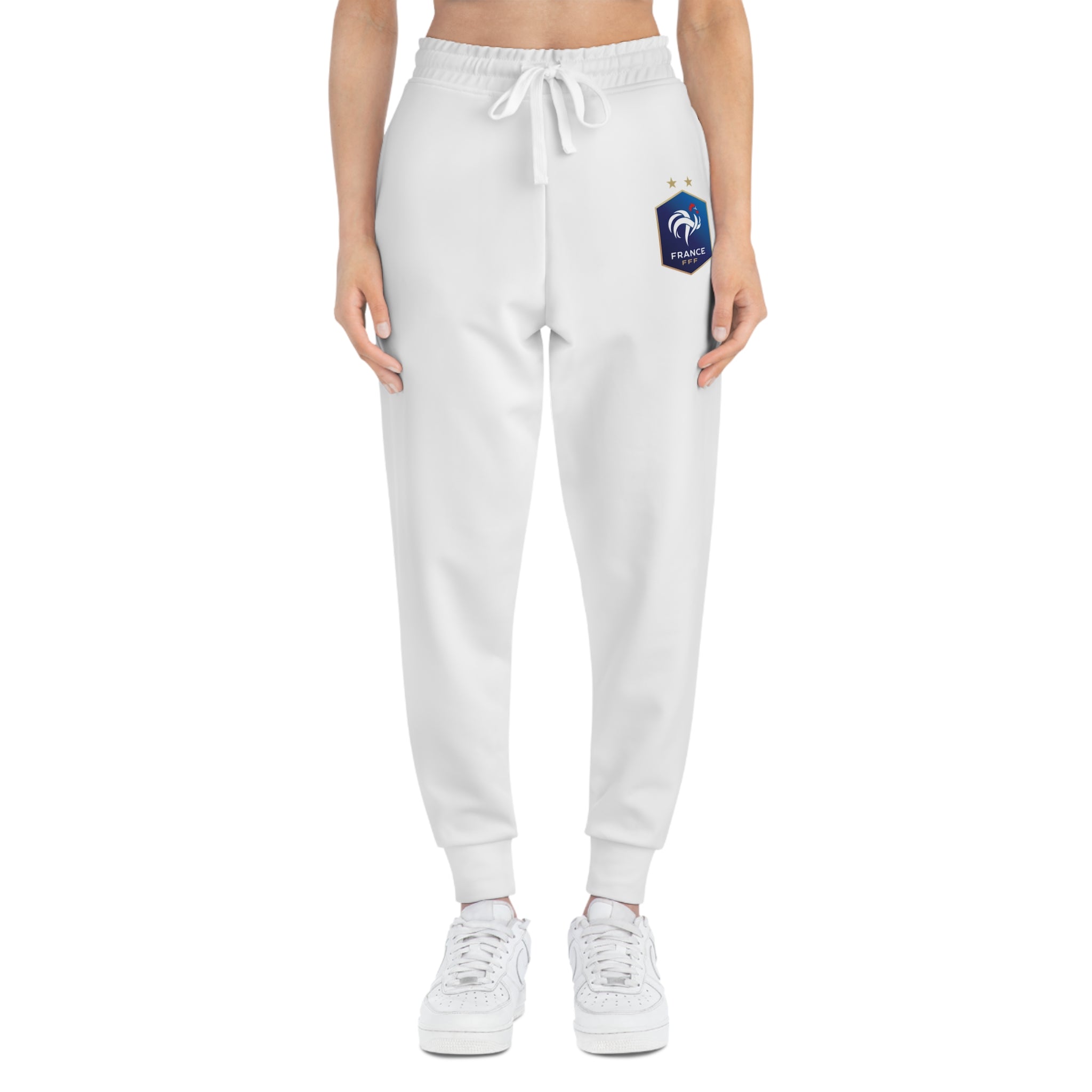 France Soccer Crest Athletic Joggers French Football Team Logo Sweatpants