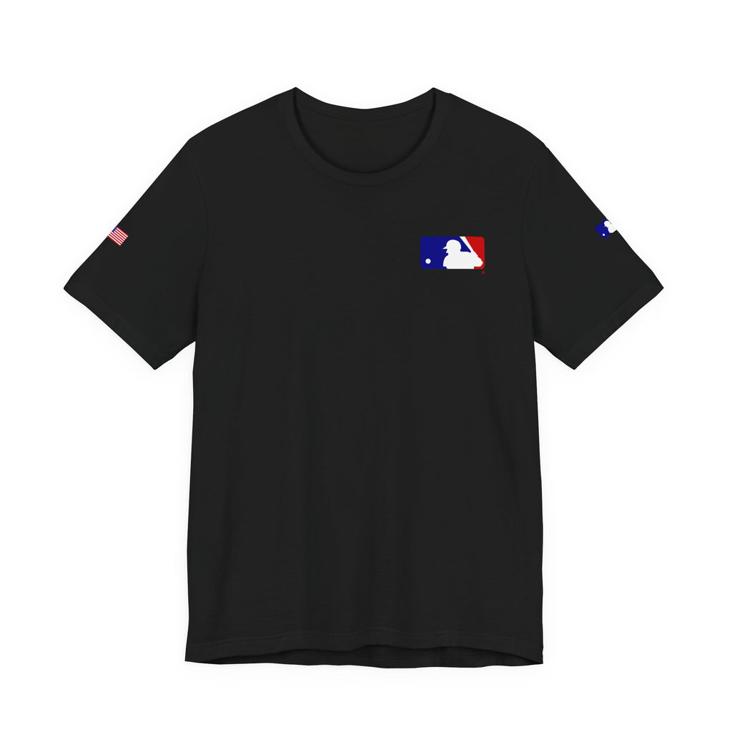 Baseball Logo T-Shirt  Minimal Chest Patch Tee