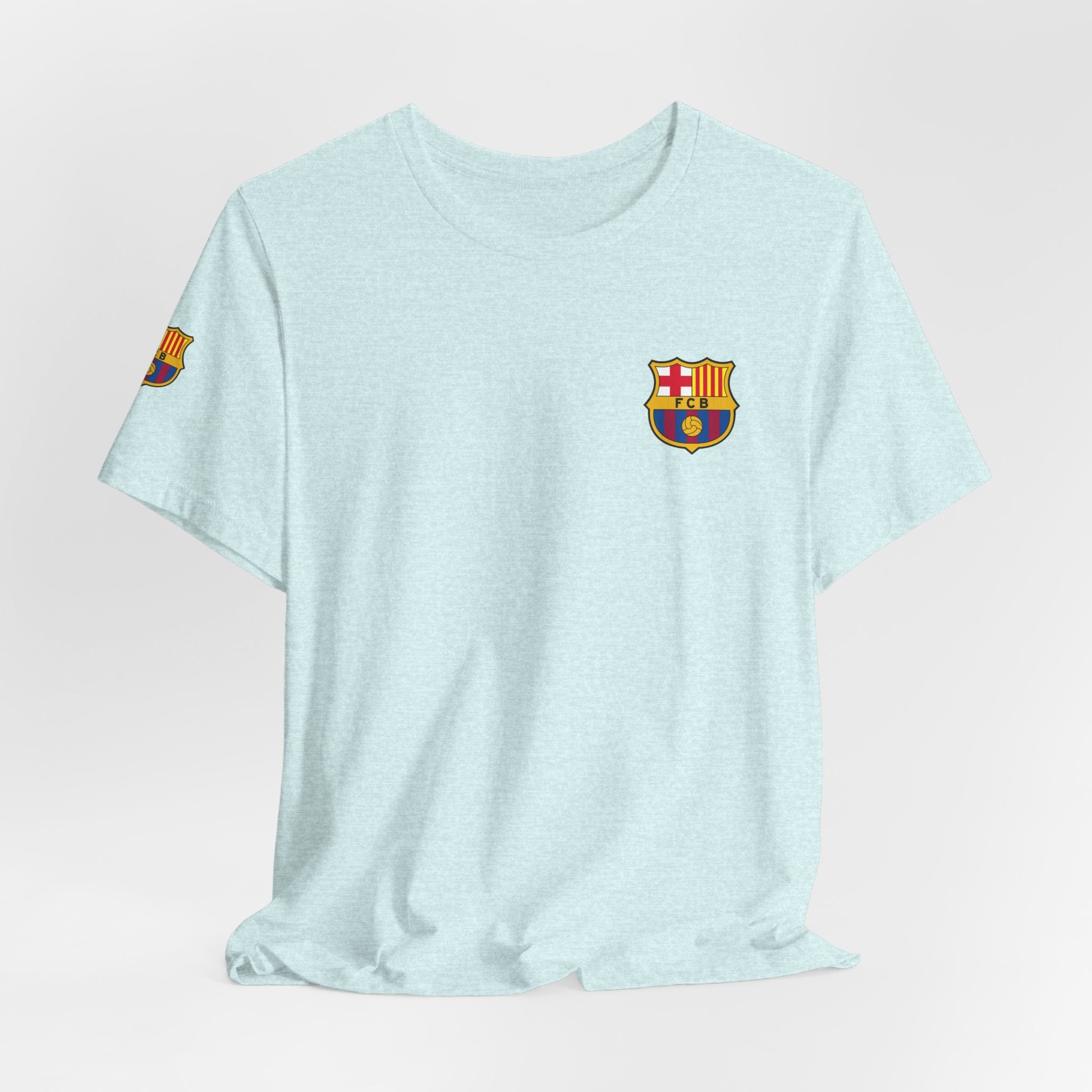 Barcelona Crest T‑Shirt  Minimal Football Fan Tee