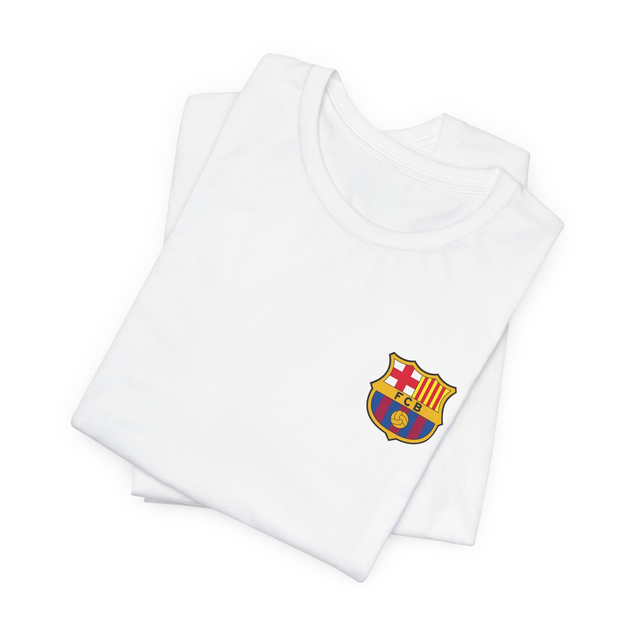 Barcelona Crest T‑Shirt  Minimal Football Fan Tee