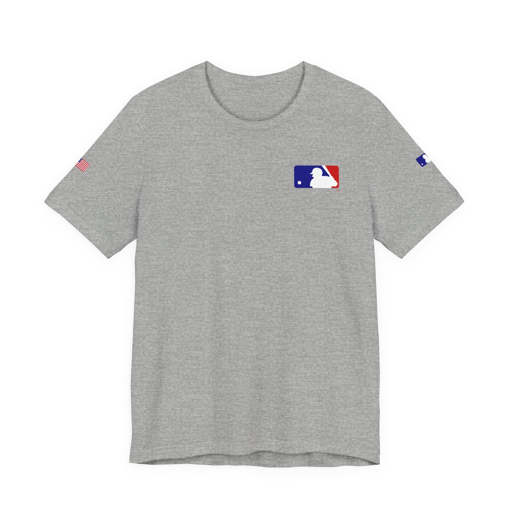 Baseball Logo T-Shirt  Minimal Chest Patch Tee