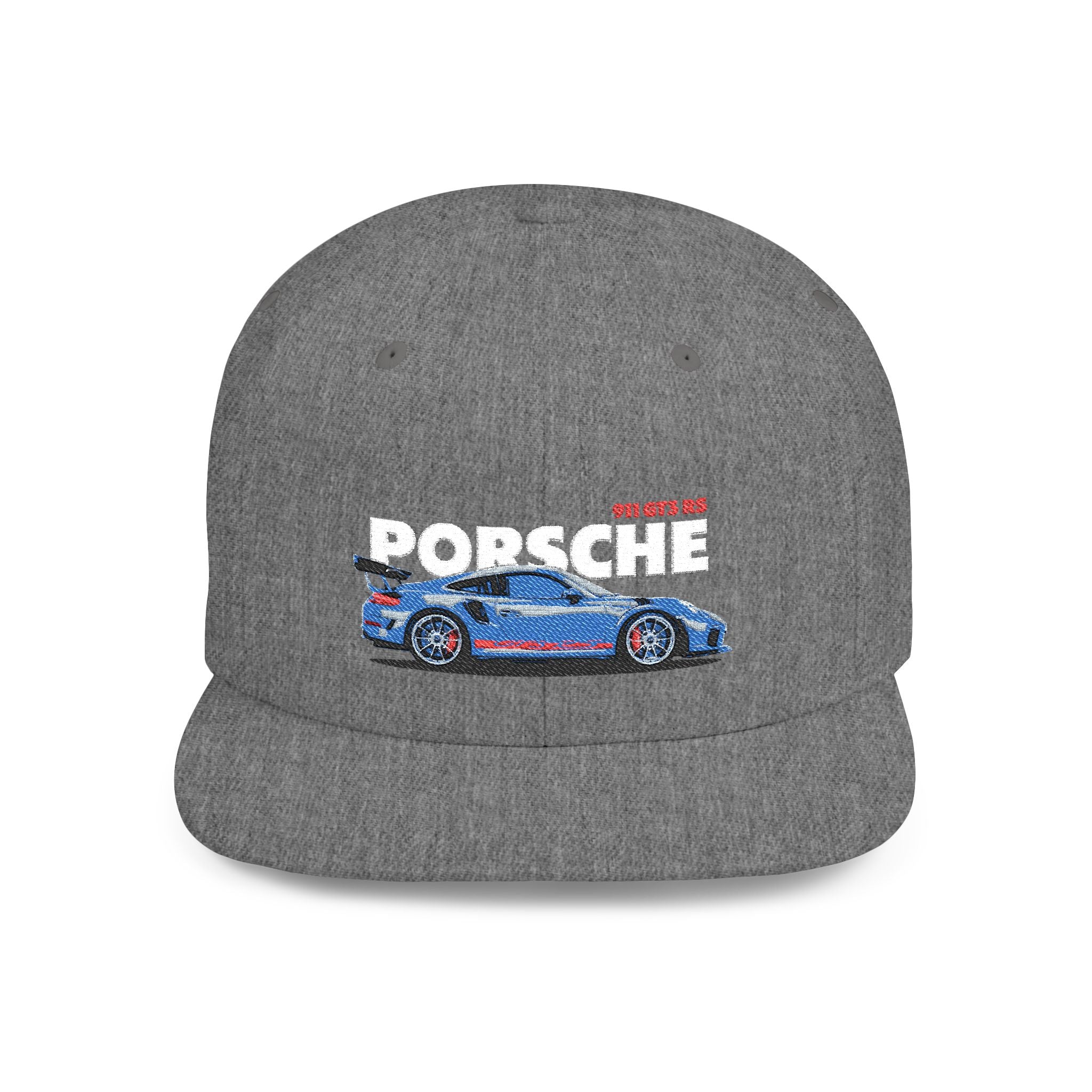 Porsche Flat Bill Snapback Hat, Stylish Cap for Car Enthusiasts, Trendy Headwear, Gift for Him, Vintage Car Hat