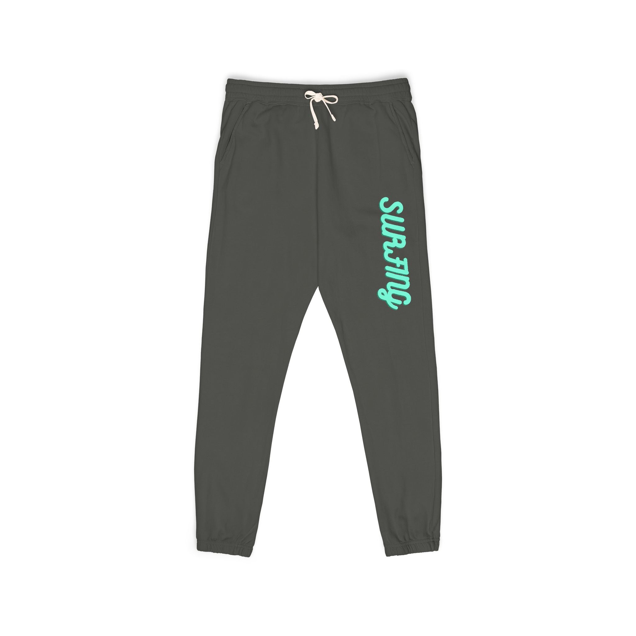 Surfing Fleece Sweatpants Casual Coastal Lounge Joggers