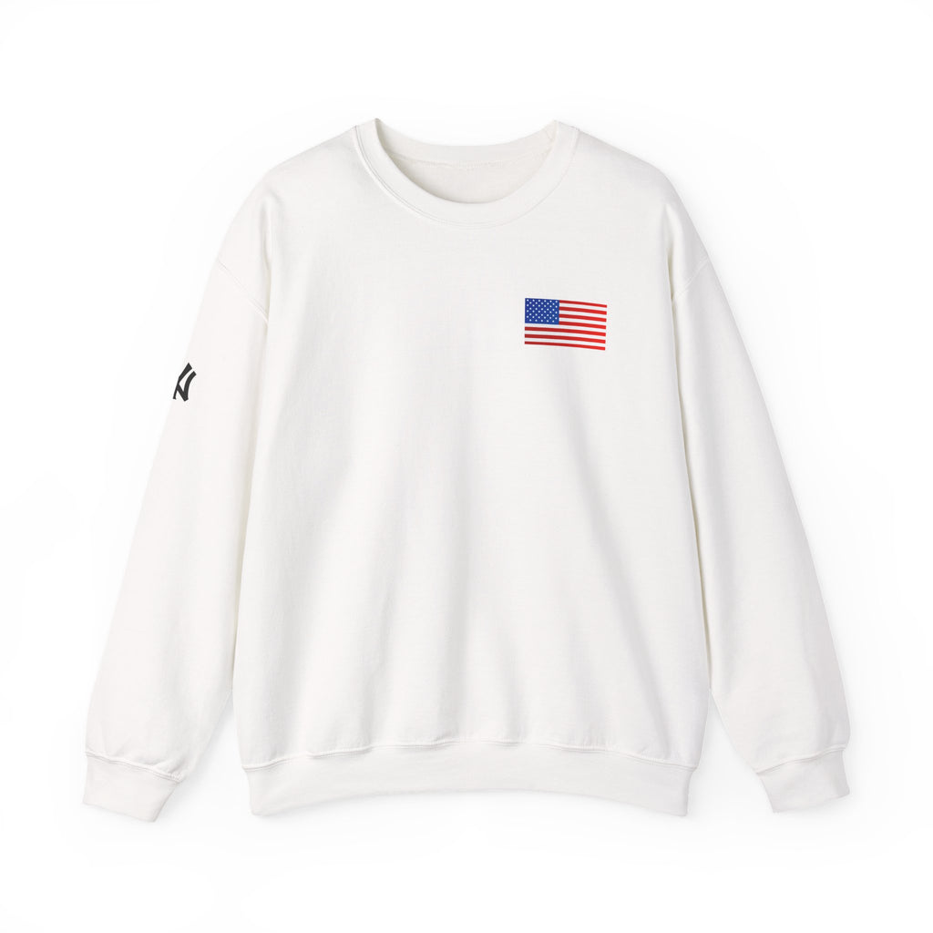 American Flag Sweatshirt | USA Stars Stripes Patriotic Crewneck
