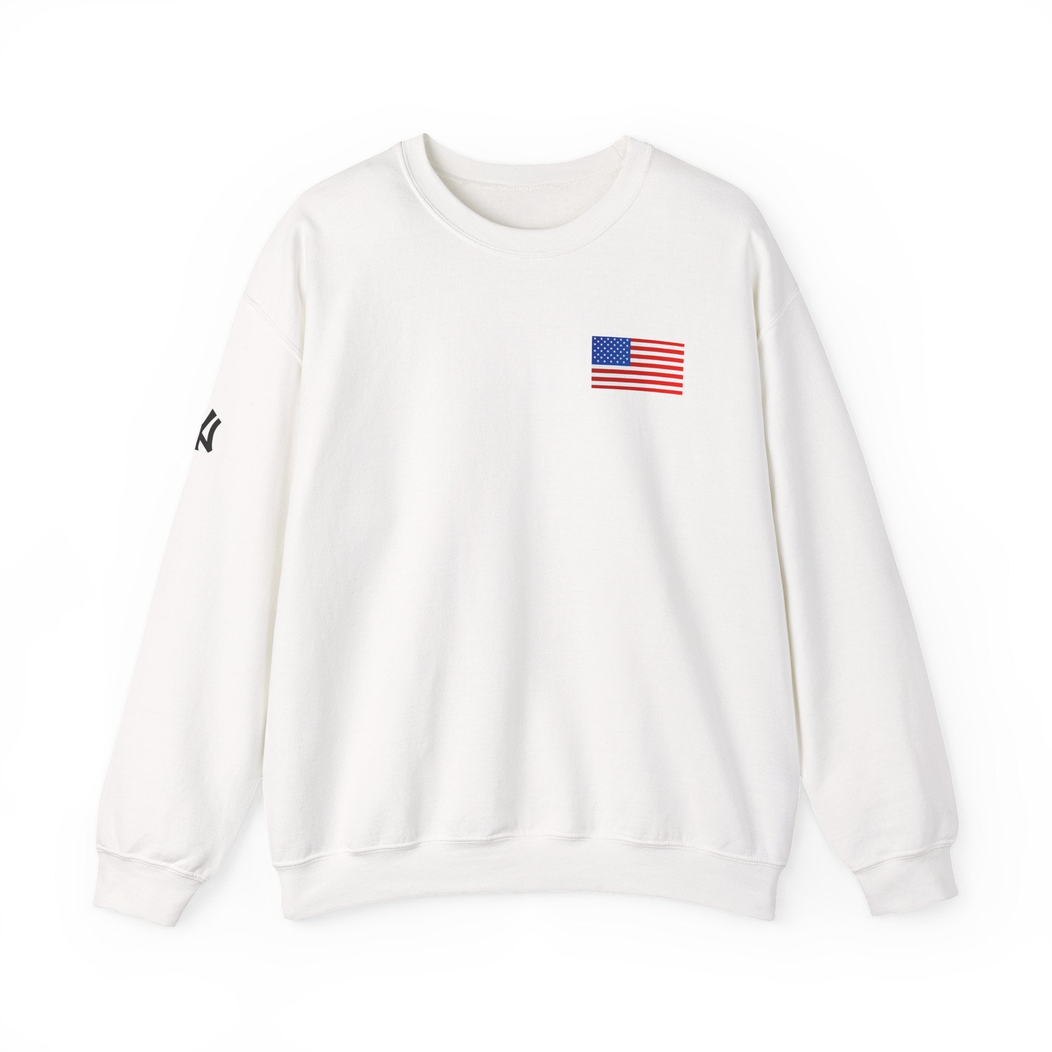 American Flag Sweatshirt | USA Stars Stripes Patriotic Crewneck