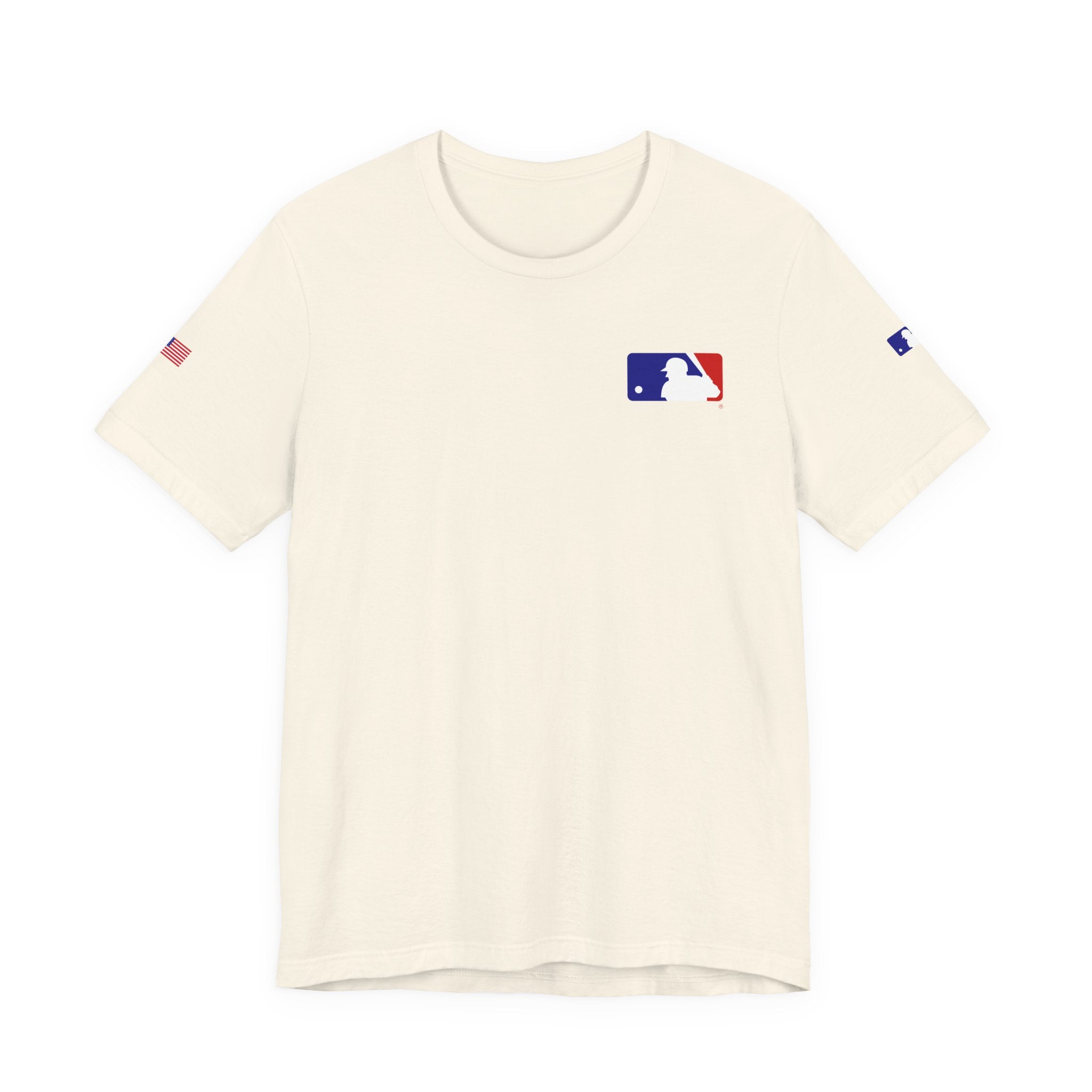 Baseball Logo T-Shirt  Minimal Chest Patch Tee