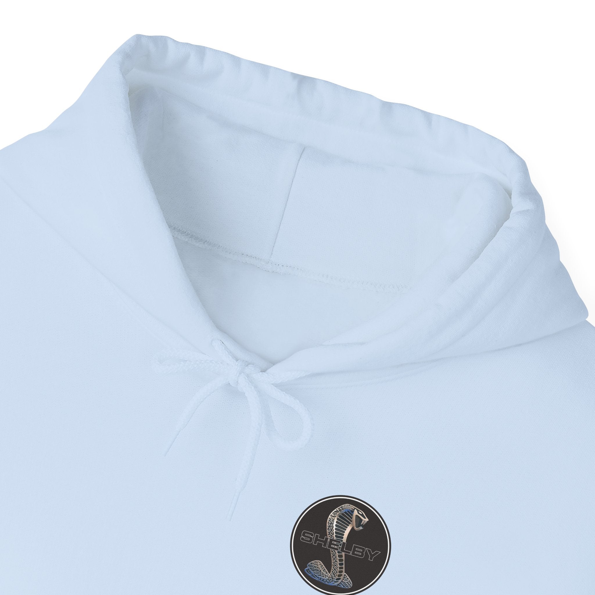 Classic Mustang Hoodie  Vintage Blue Pony Car Pullover