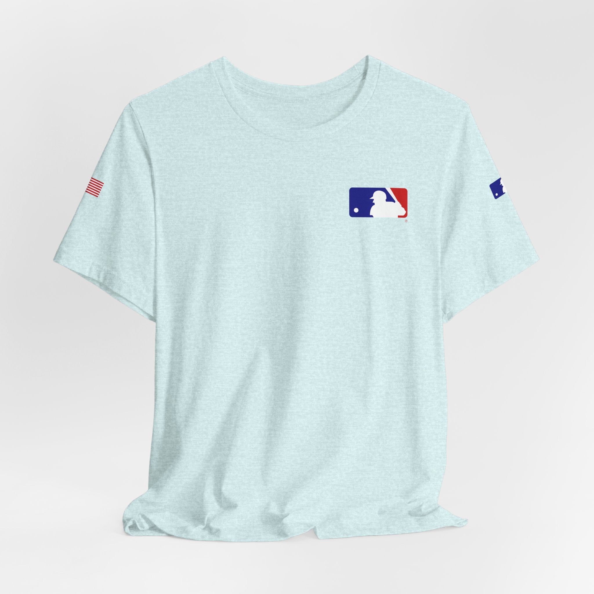 Baseball Logo T-Shirt  Minimal Chest Patch Tee