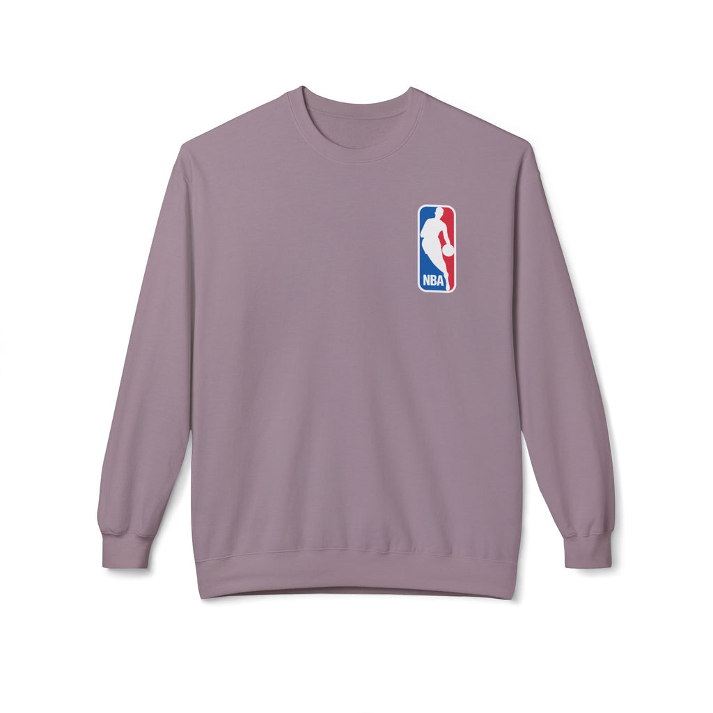 NBA Logo Sweatshirt | Basketball Logo Crewneck, Athletic Fan Apparel