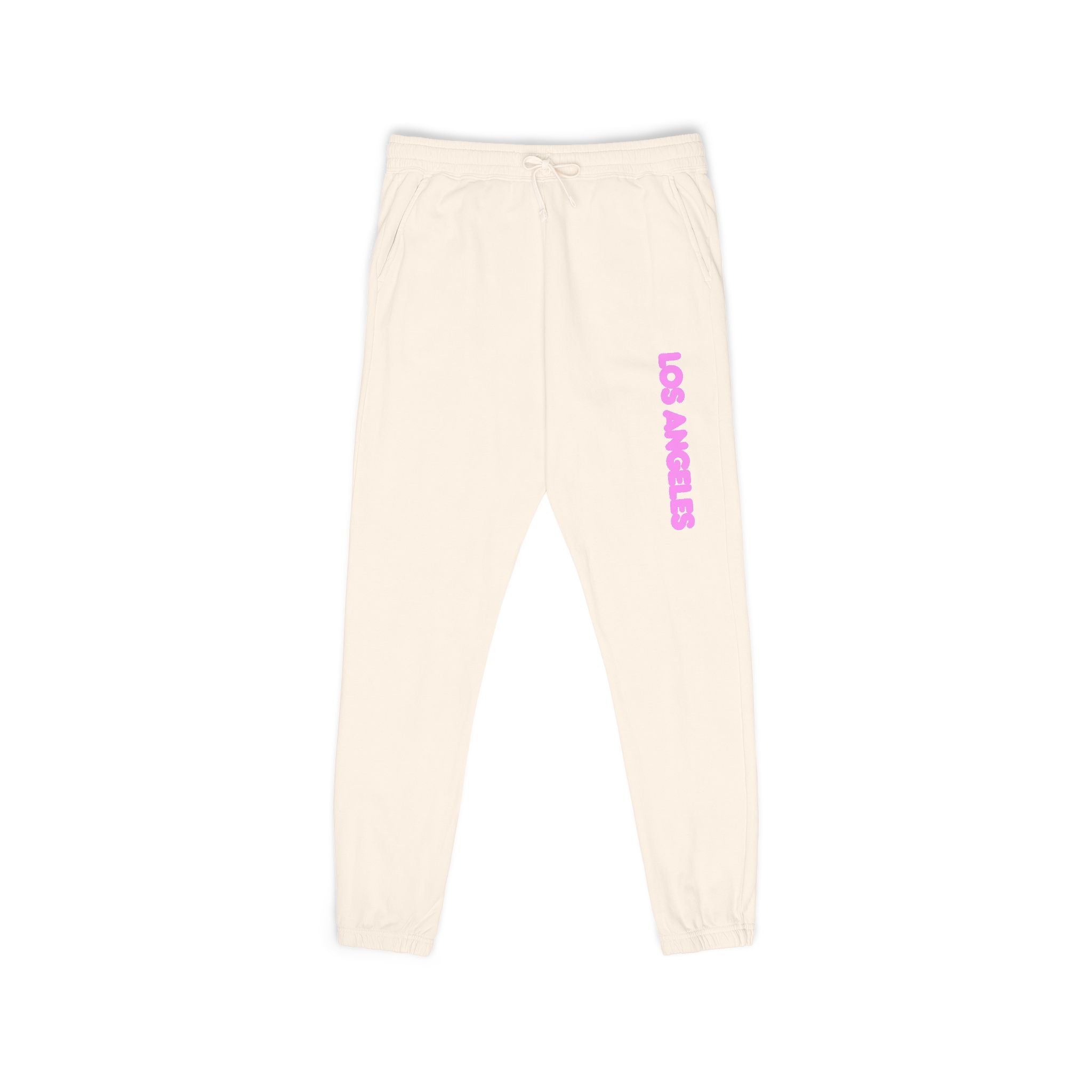 Los Angeles Pink Vertical Logo Sweatpants