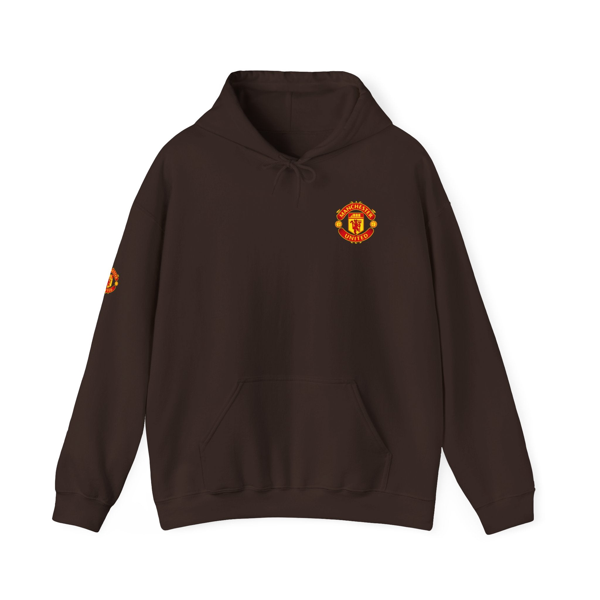 Manchester United FC Logo Hoodie  Minimal Crest Pullover