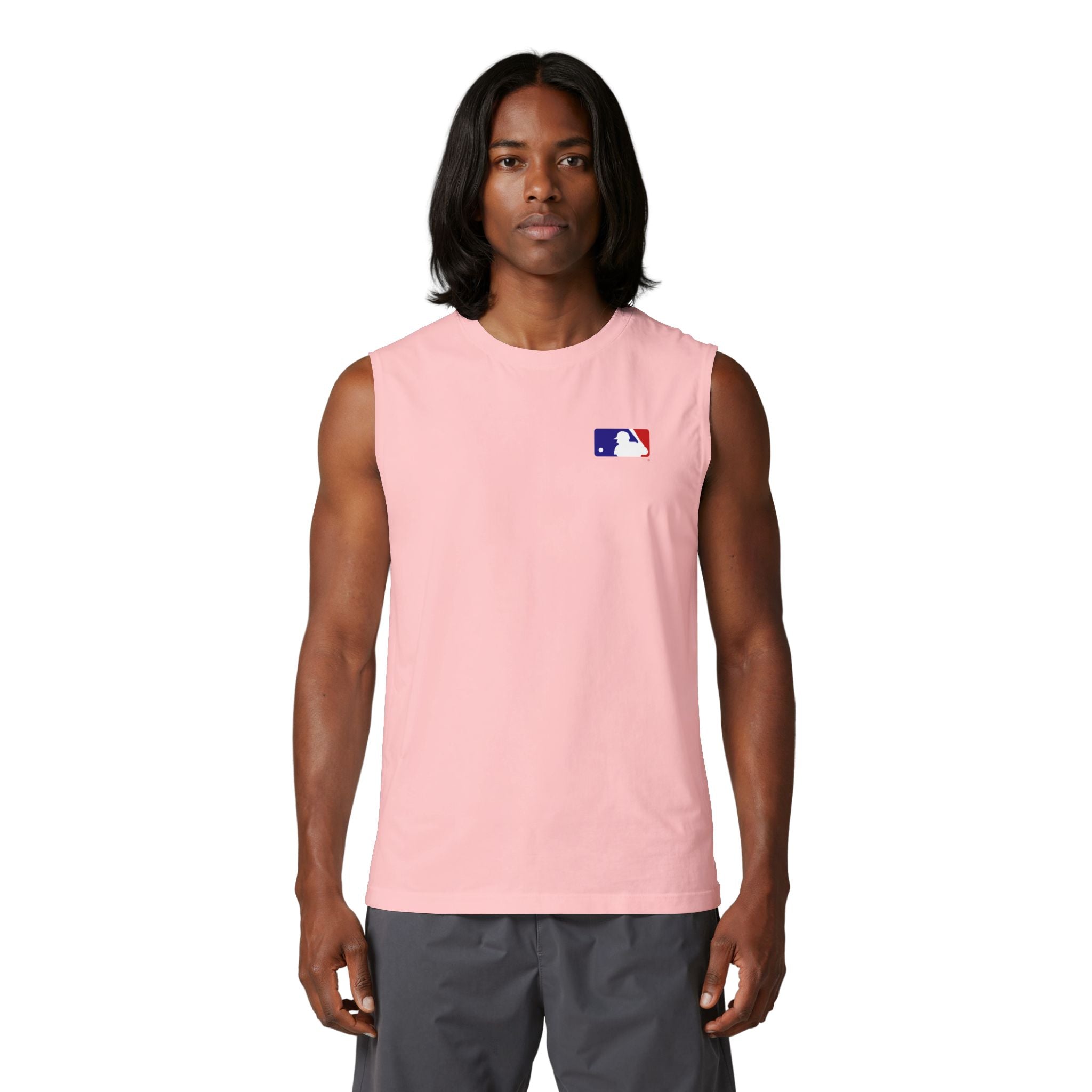 Baseball Logo Muscle Tank  MLB Inspired Sleeveless Tee