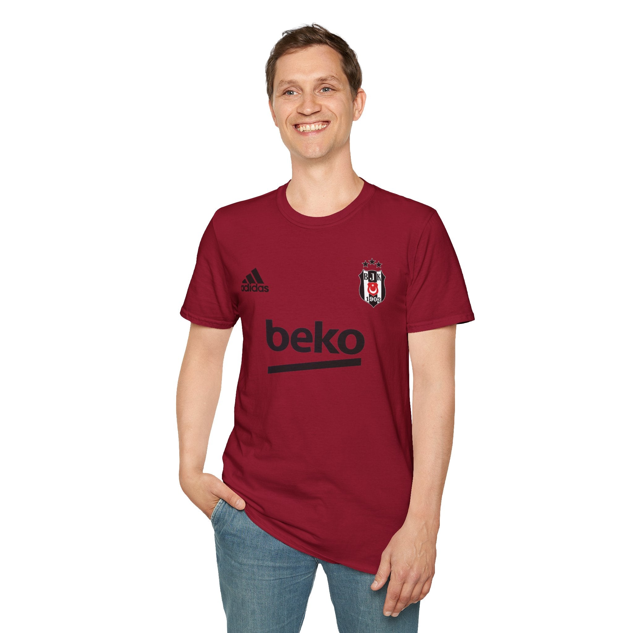 Besiktas Eagle T-Shirt  Football Club Crest Tee soccer jersey