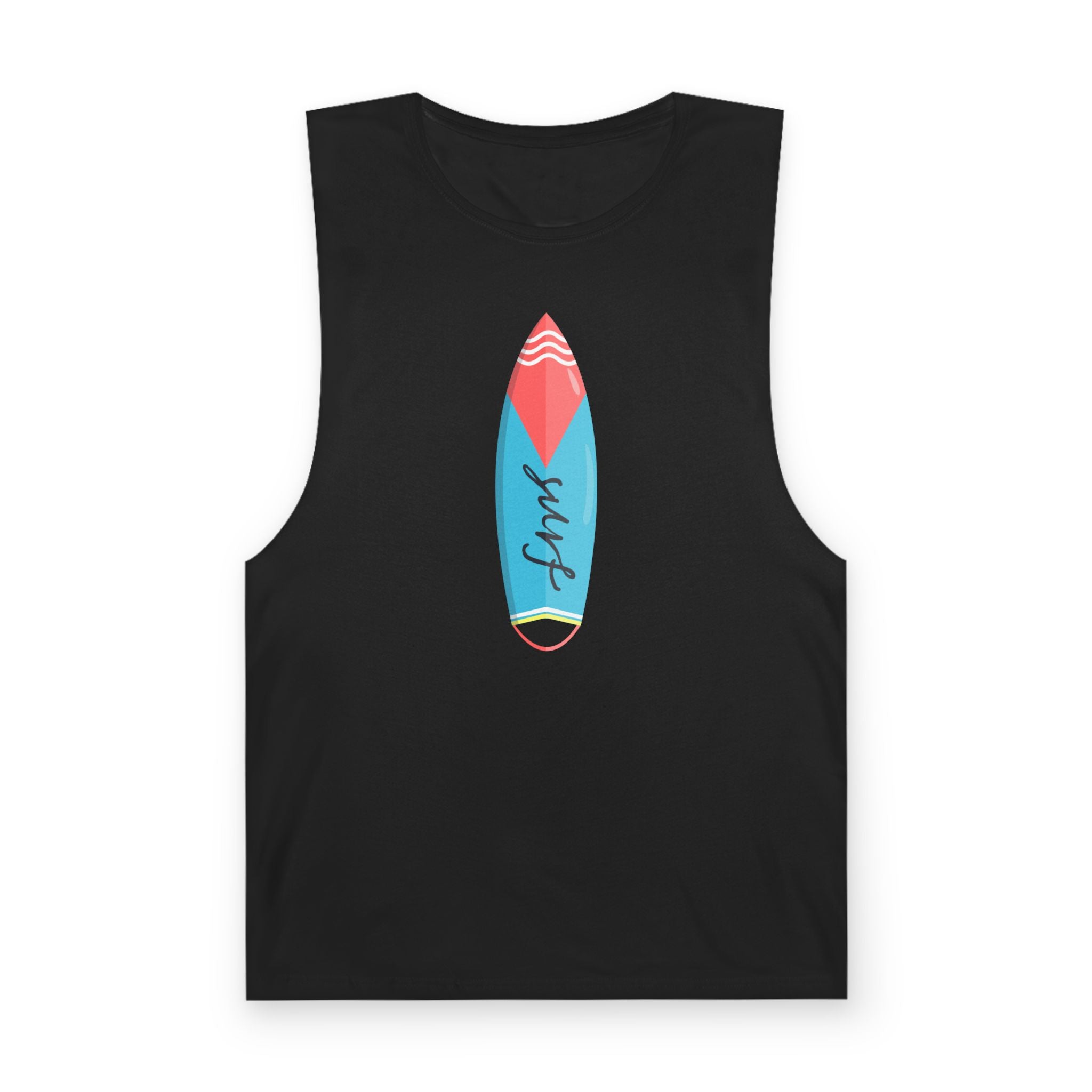 Surfboard Tank Top Miami Beach Surf Graphic Tank