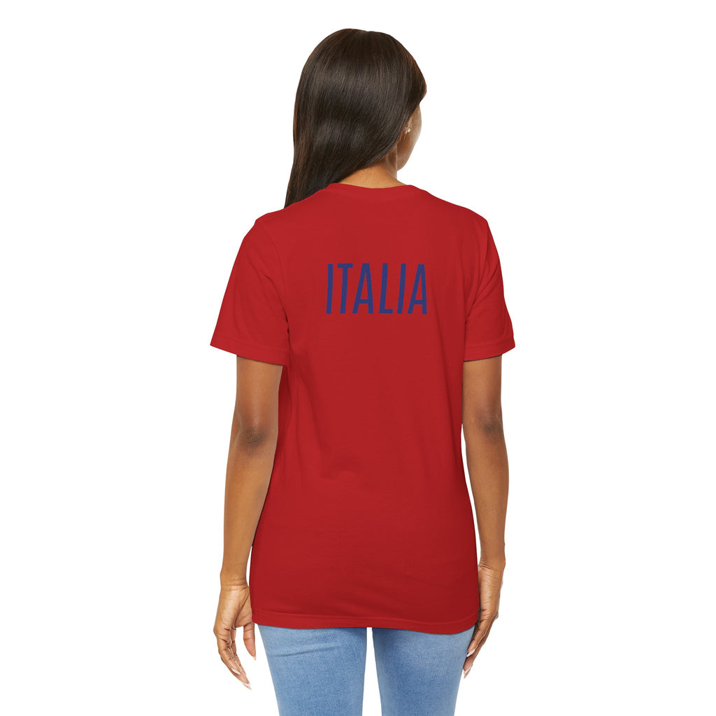 Italy Crest Tee  Italian Flag Shield T-Shirt