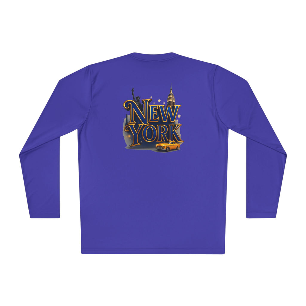 New York Skyline graphic Long Sleeve Tee NY lettering
