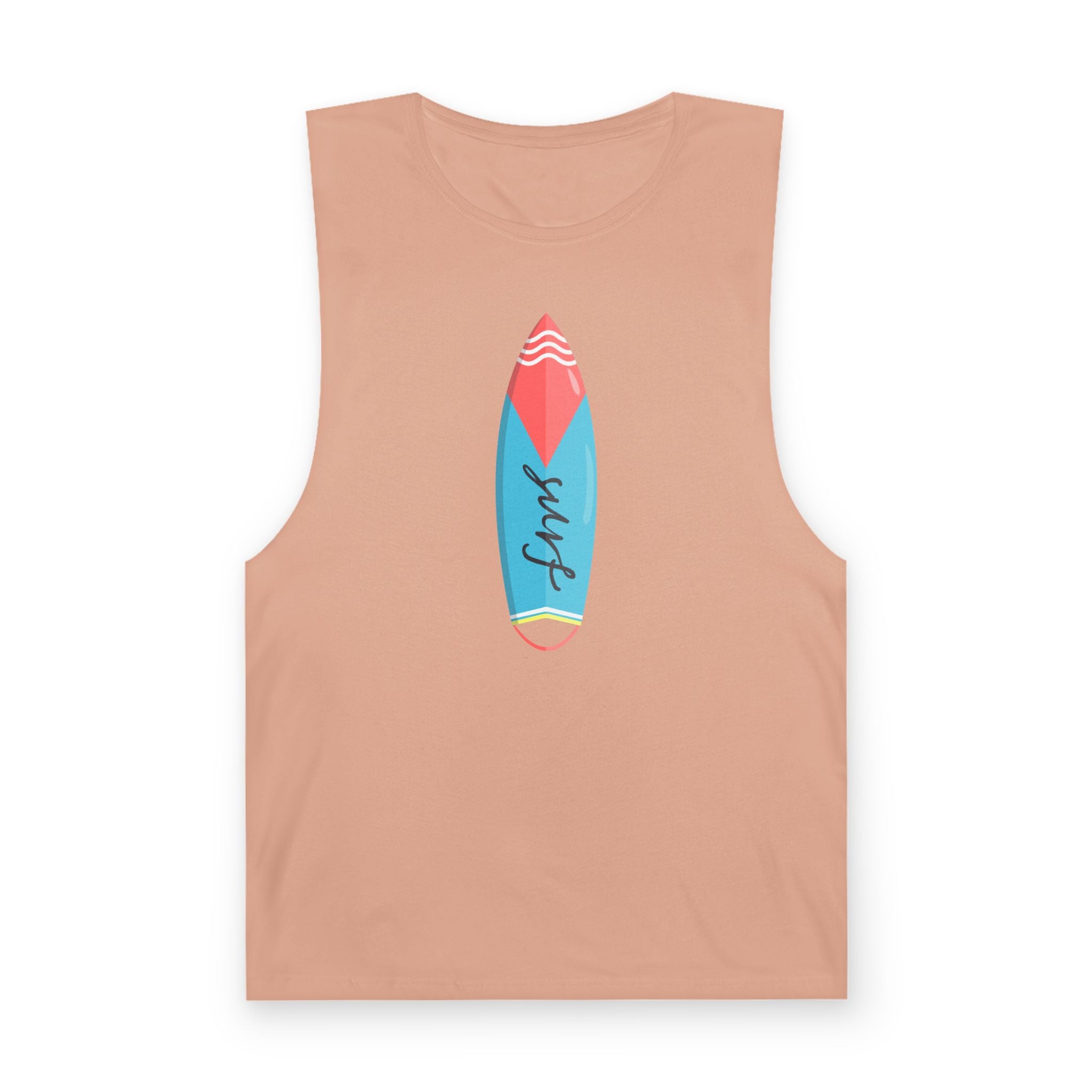 Surfboard Tank Top Miami Beach Surf Graphic Tank