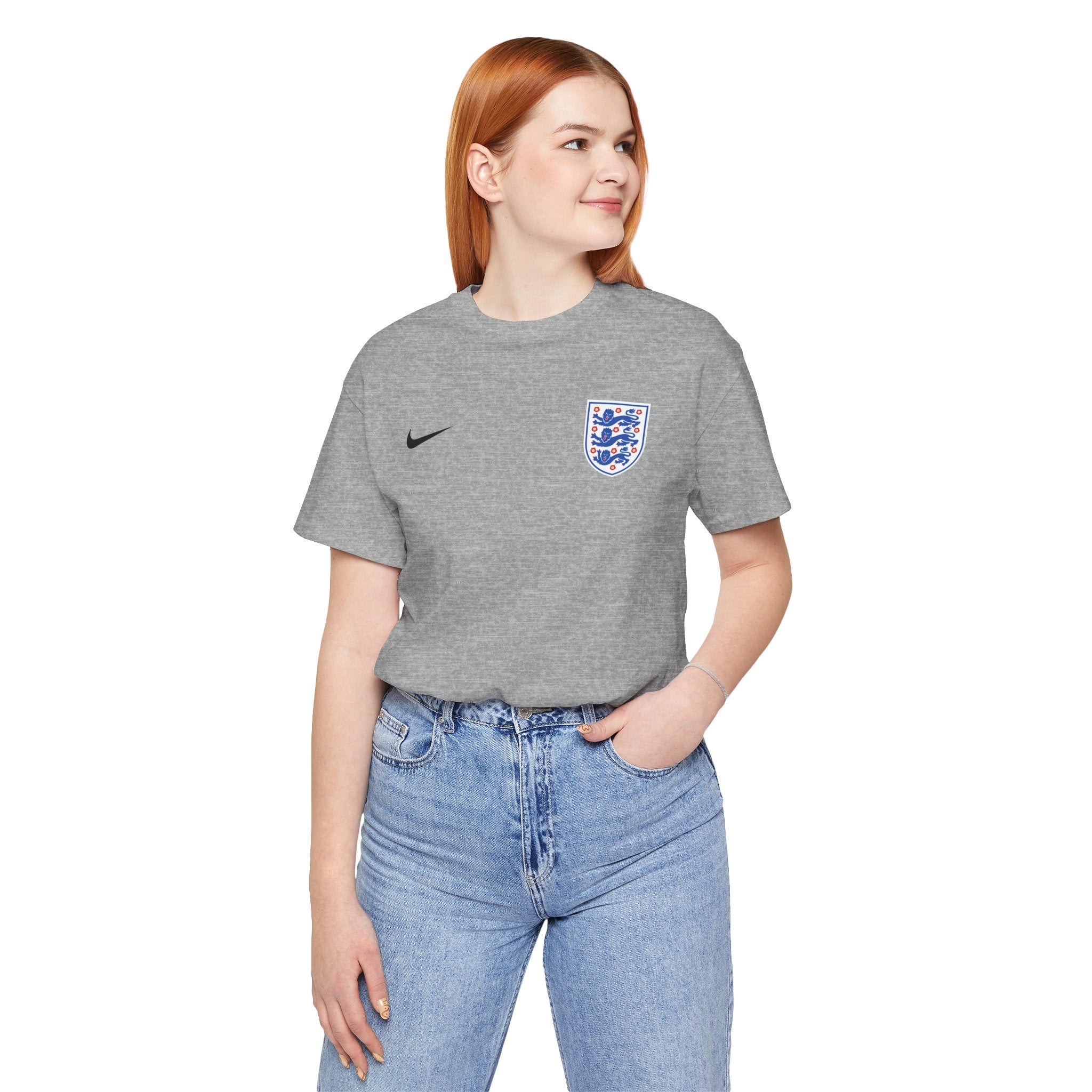 England Crest Soccer Tee — 'ENGLAND' Back Graphic