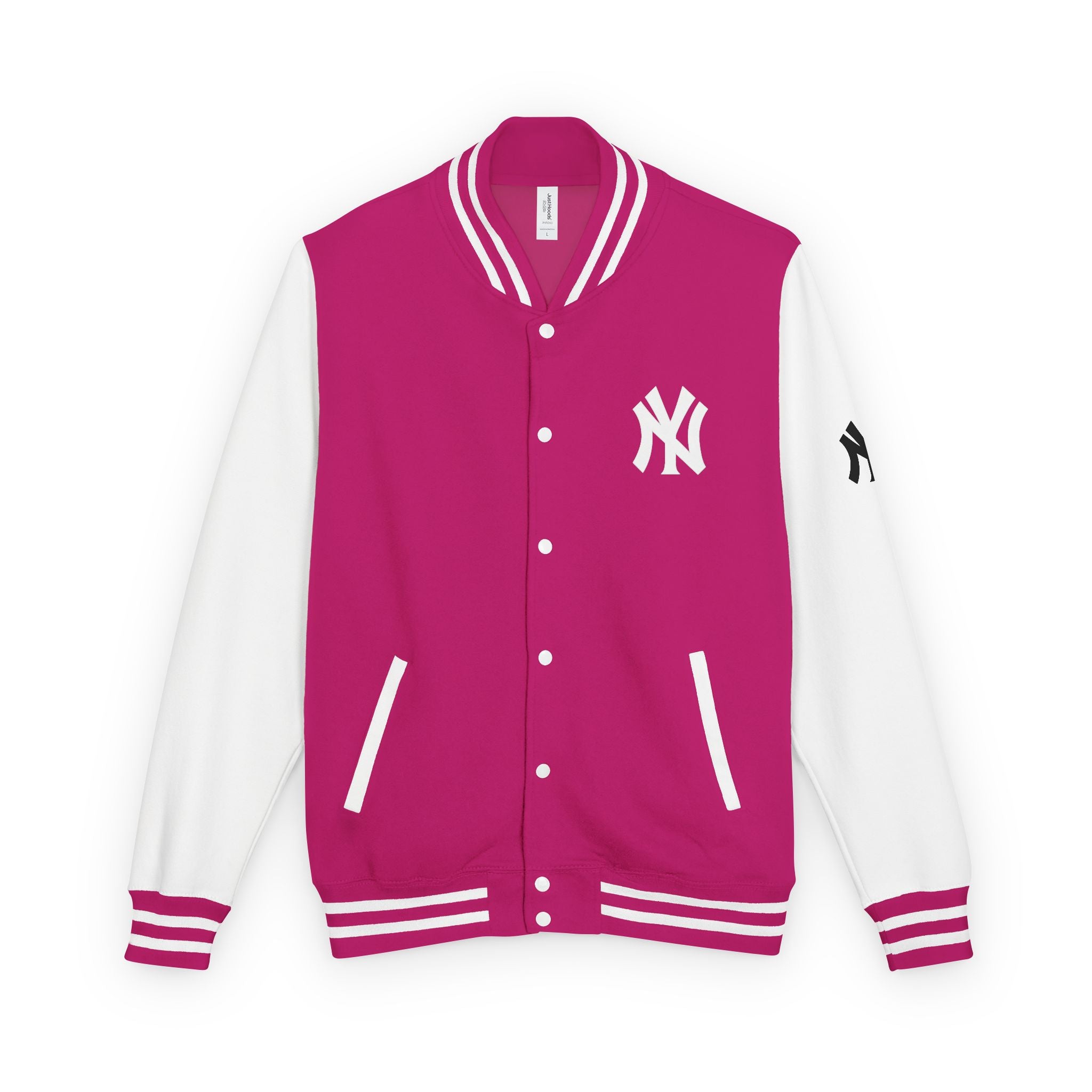 New York Letterman Jacket  Red & White Varsity Bomber