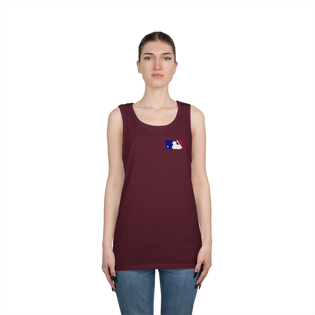 Baseball Glove Tank Top  Vintage Mitt & Ball Graphic
