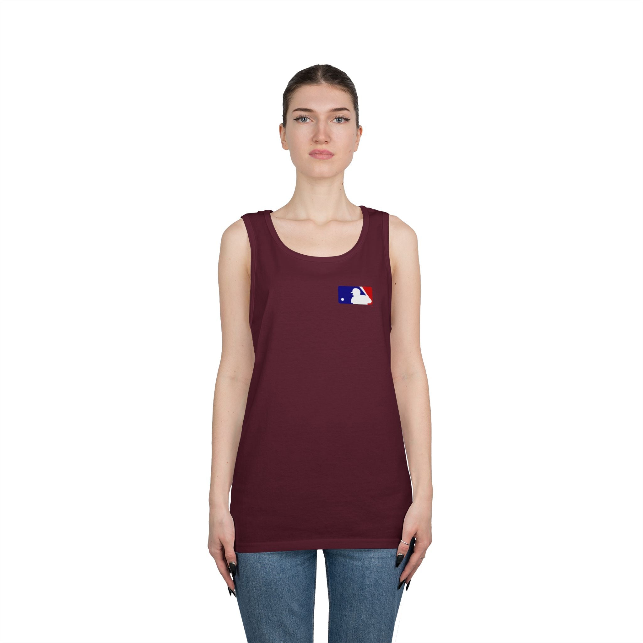 Baseball Glove Tank Top  Vintage Mitt & Ball Graphic