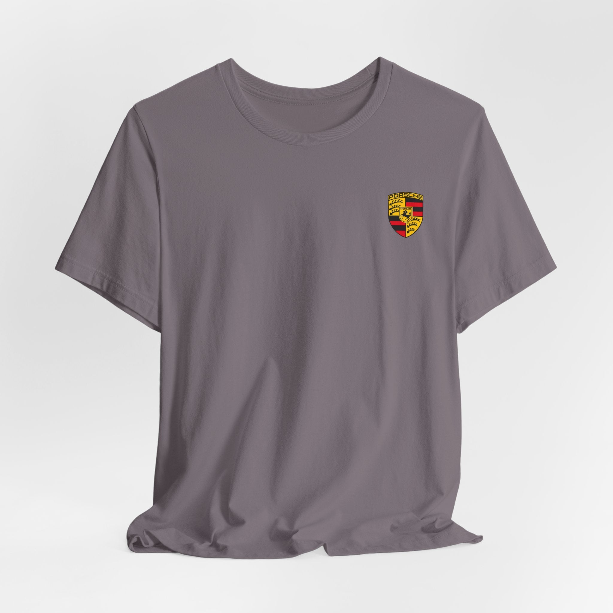 Porsche Crest Tee — Classic Logo Short Sleeve Shirt