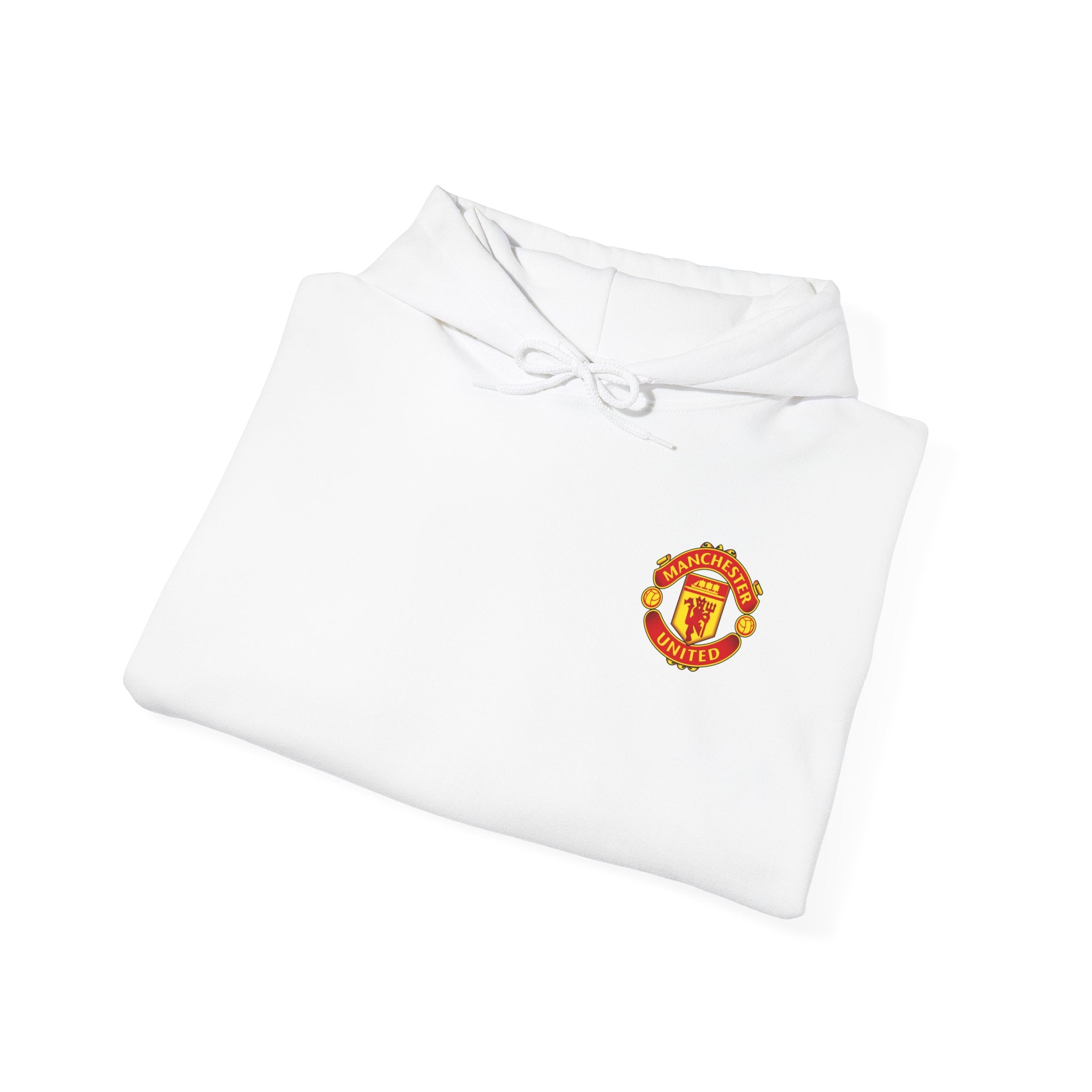 Manchester United FC Logo Hoodie  Minimal Crest Pullover