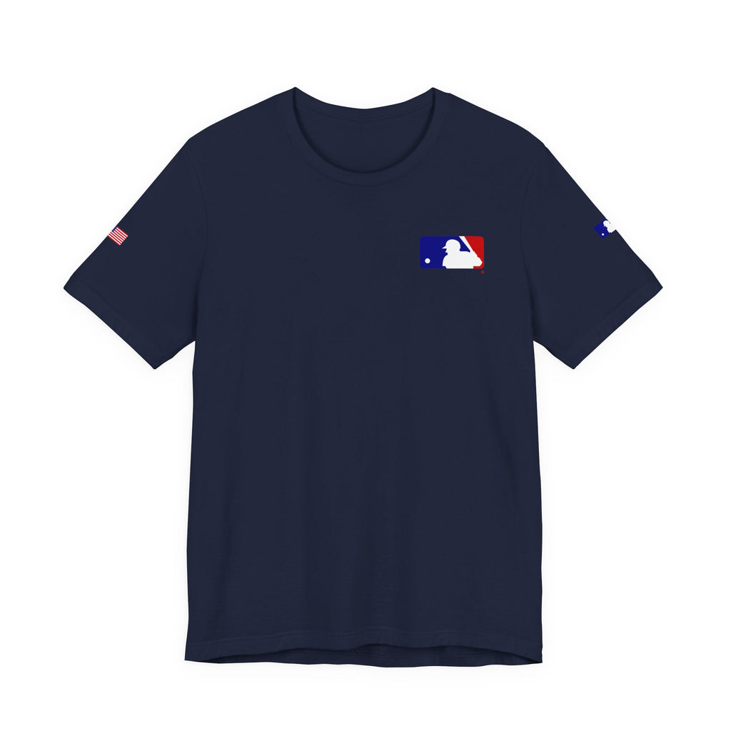 Baseball Logo T-Shirt  Minimal Chest Patch Tee